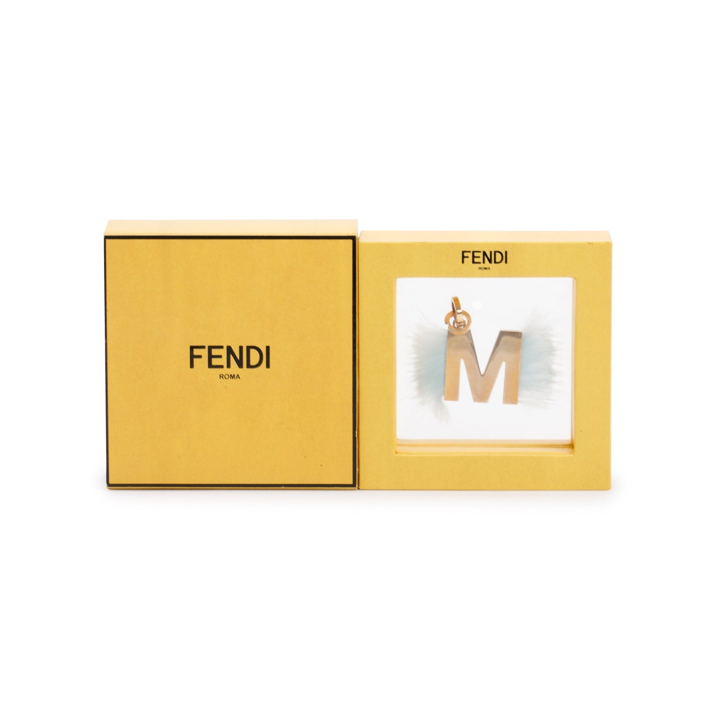 Fendi Mink Fur ABClick M Bag Charm