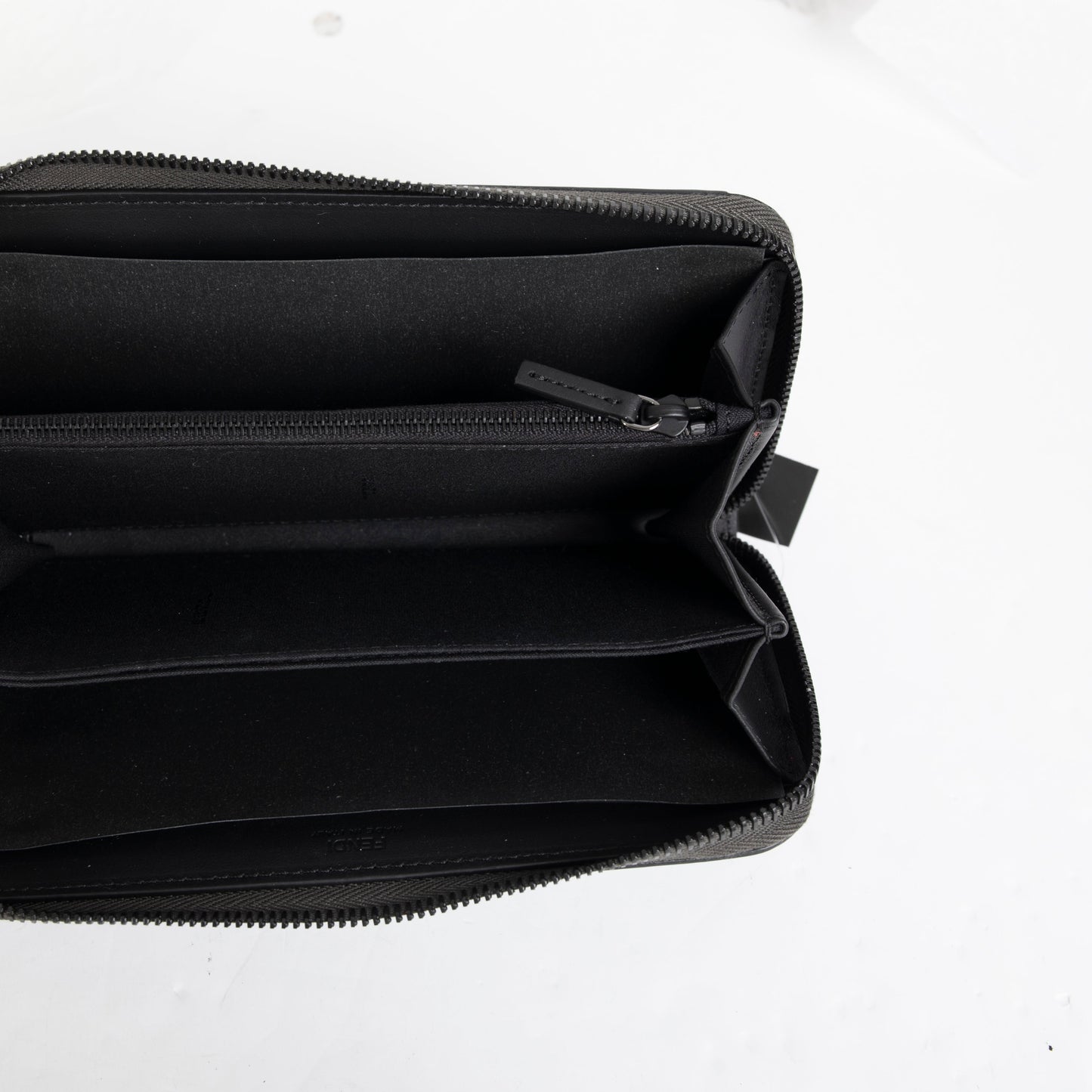 Fendi Monster Motif Leather Continental Wallet