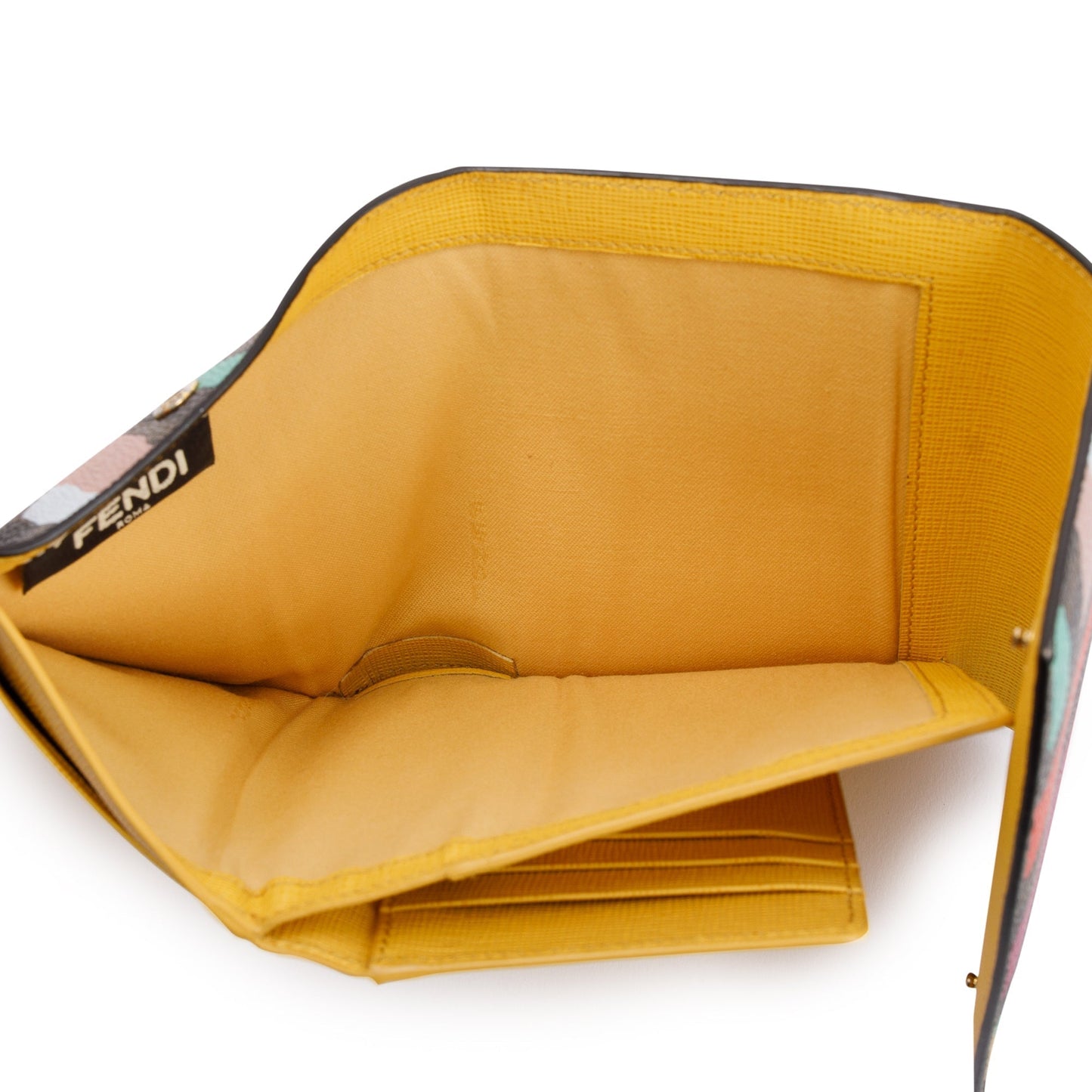 Fendi Multicolour Zucca Compact Wallet