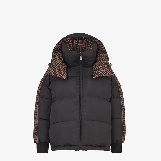 FENDI OVERSIZED REVERSIBLE NYLON DOWN JACKET