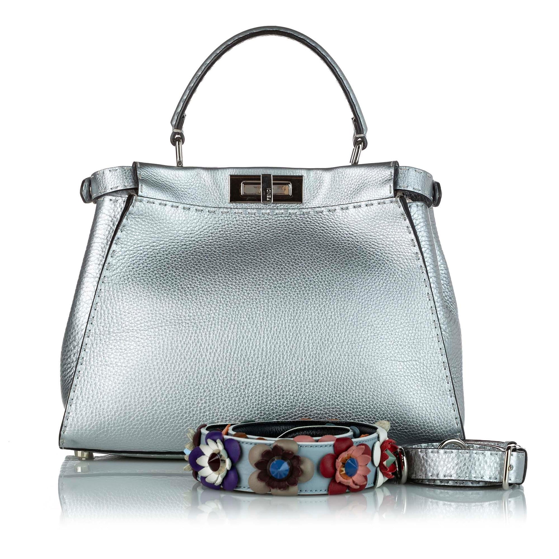 Fendi Peekaboo Leather Satchel