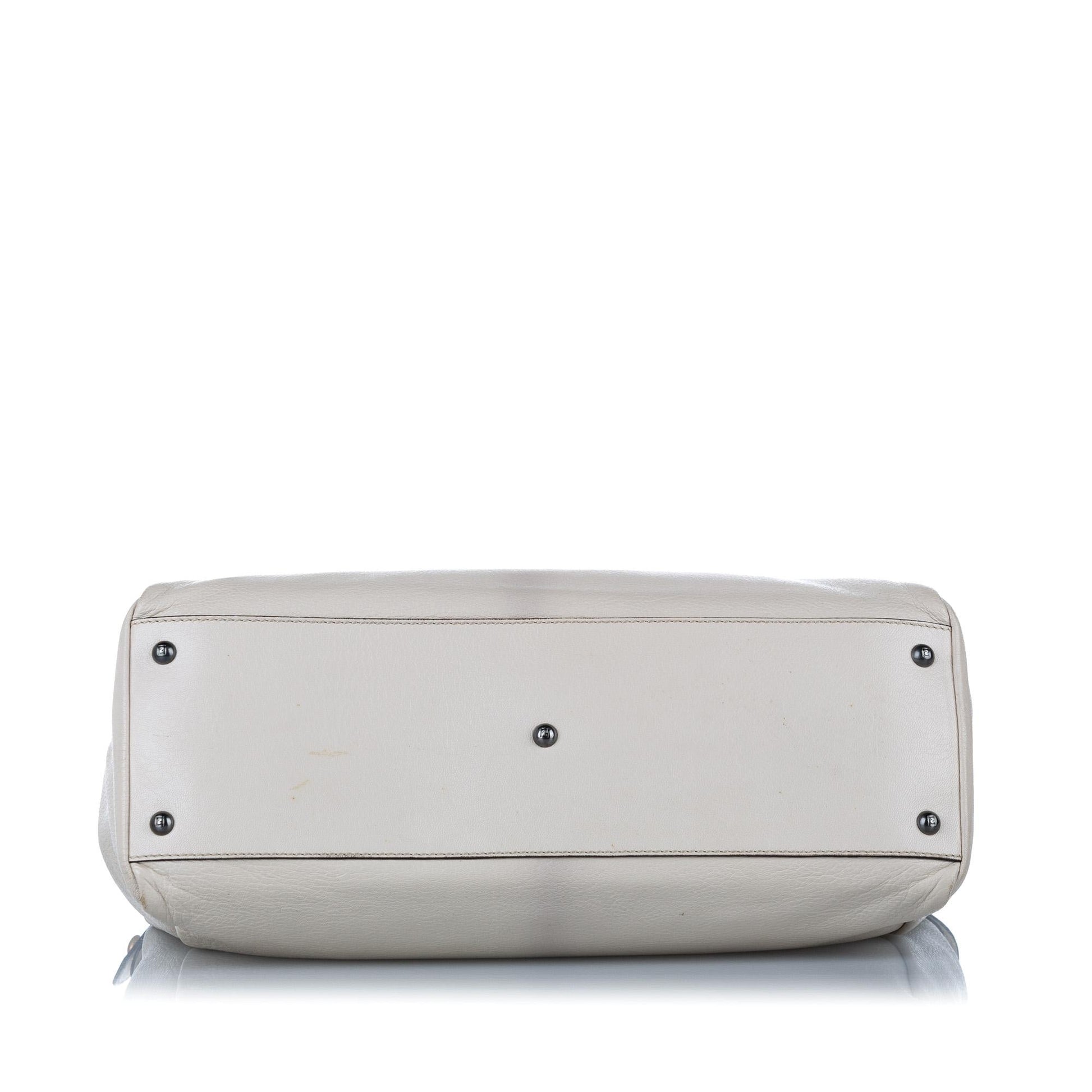 Fendi Peekaboo Leather Satchel