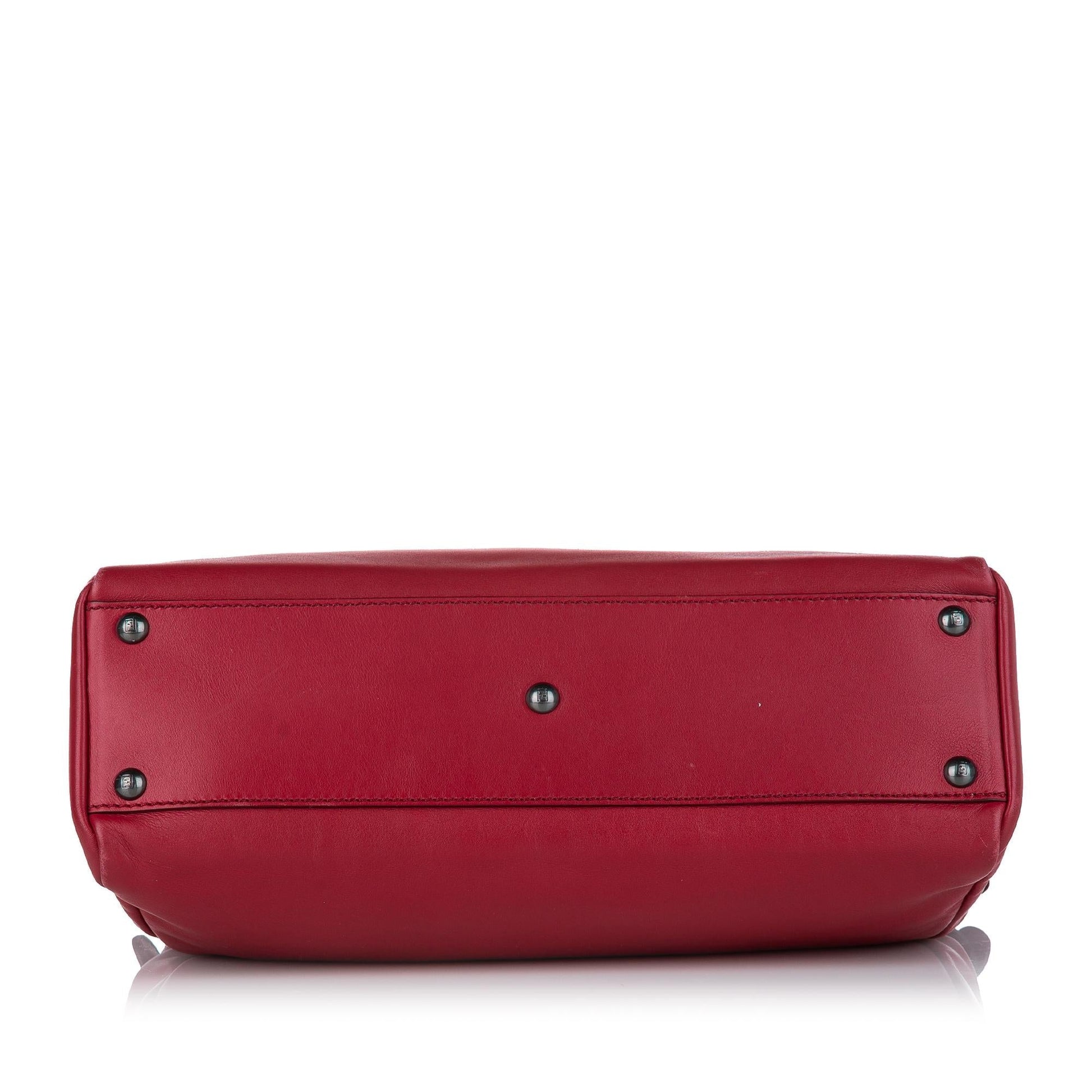 Fendi Peekaboo Leather Satchel