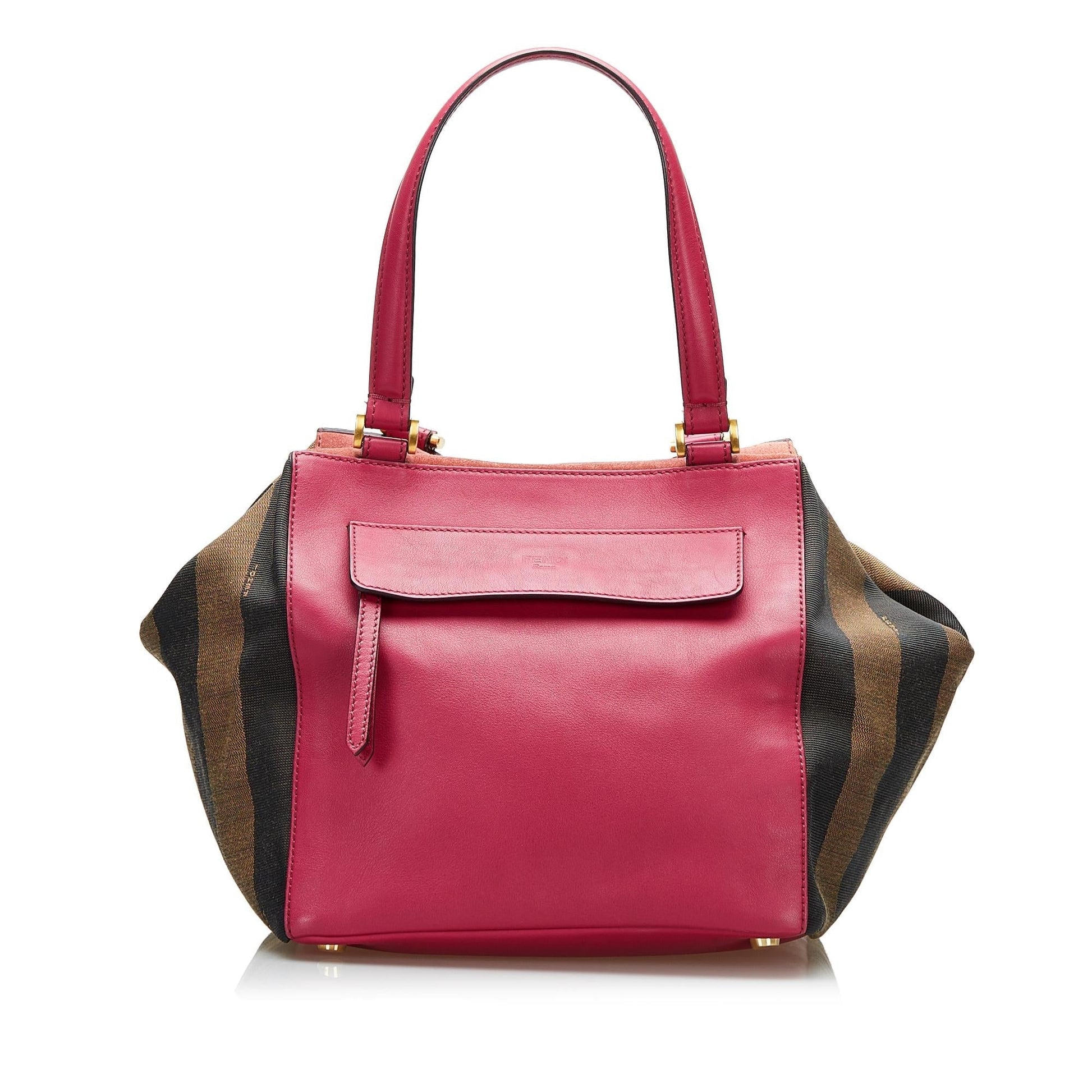 Fendi Pequin Boxy Tote