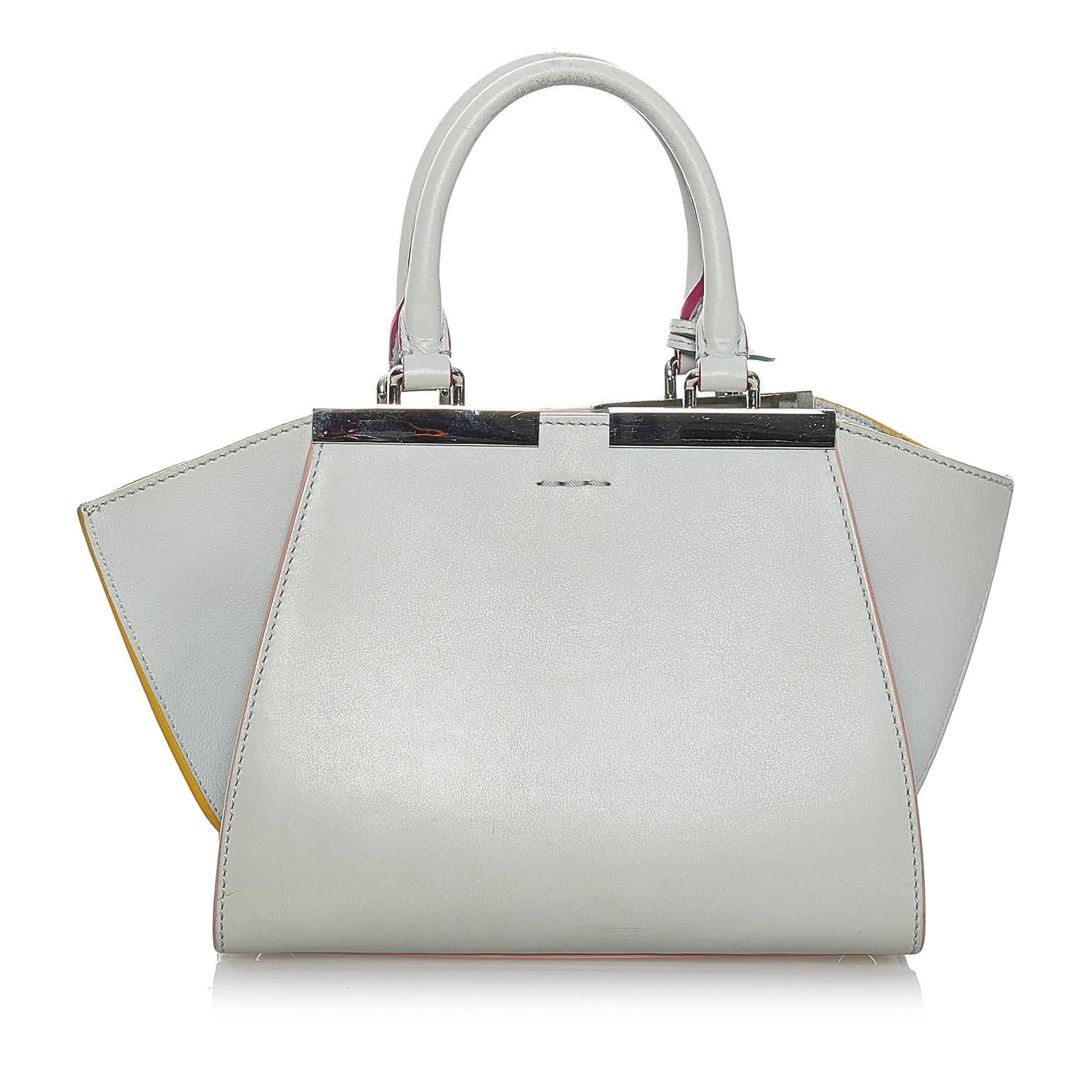 Fendi Petite 3Jours Leather Handbag