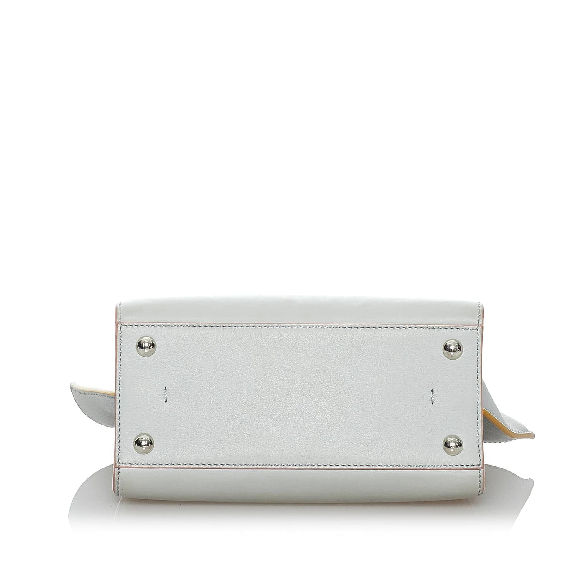 Fendi Petite 3Jours Leather Handbag