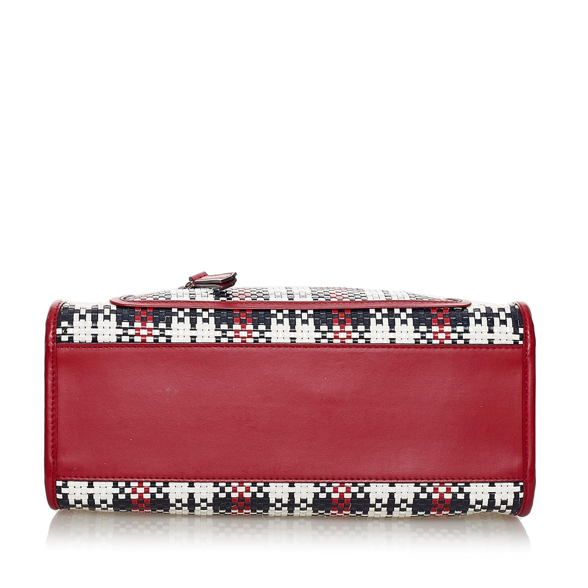 Fendi Runaway Tartan Plaid Satchel
