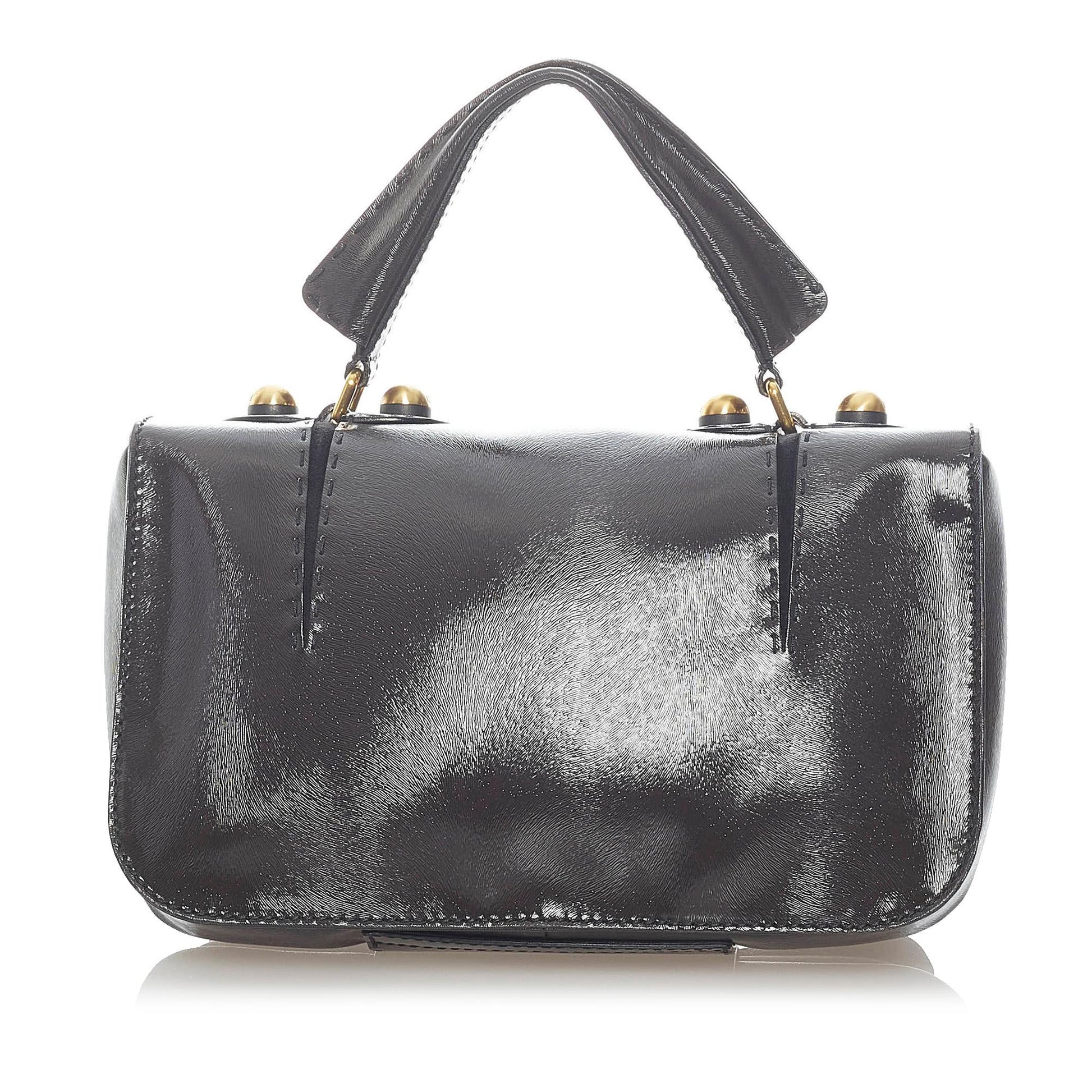 Fendi Secret Leather Satchel
