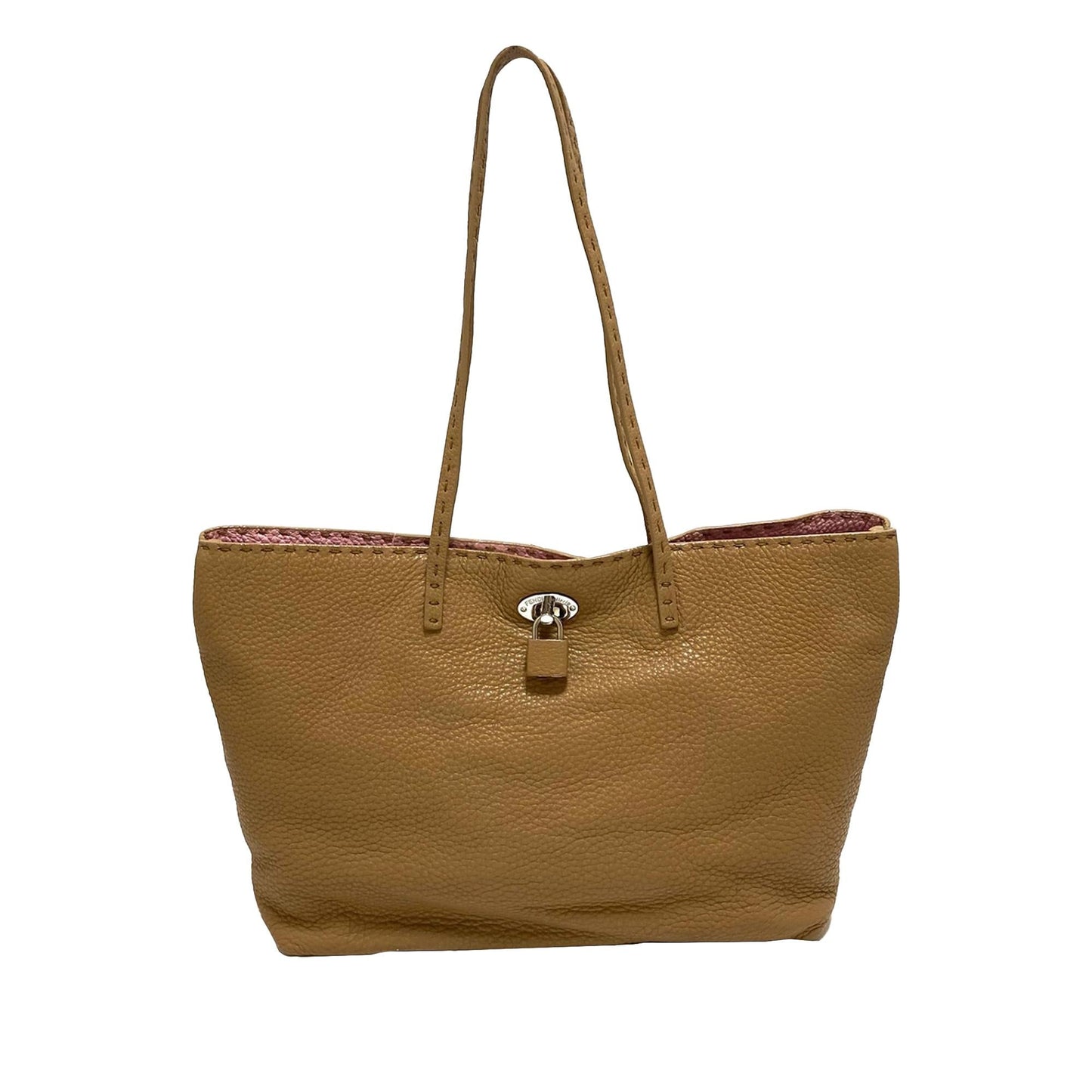 Fendi Selleria Carla Leather Tote Bag