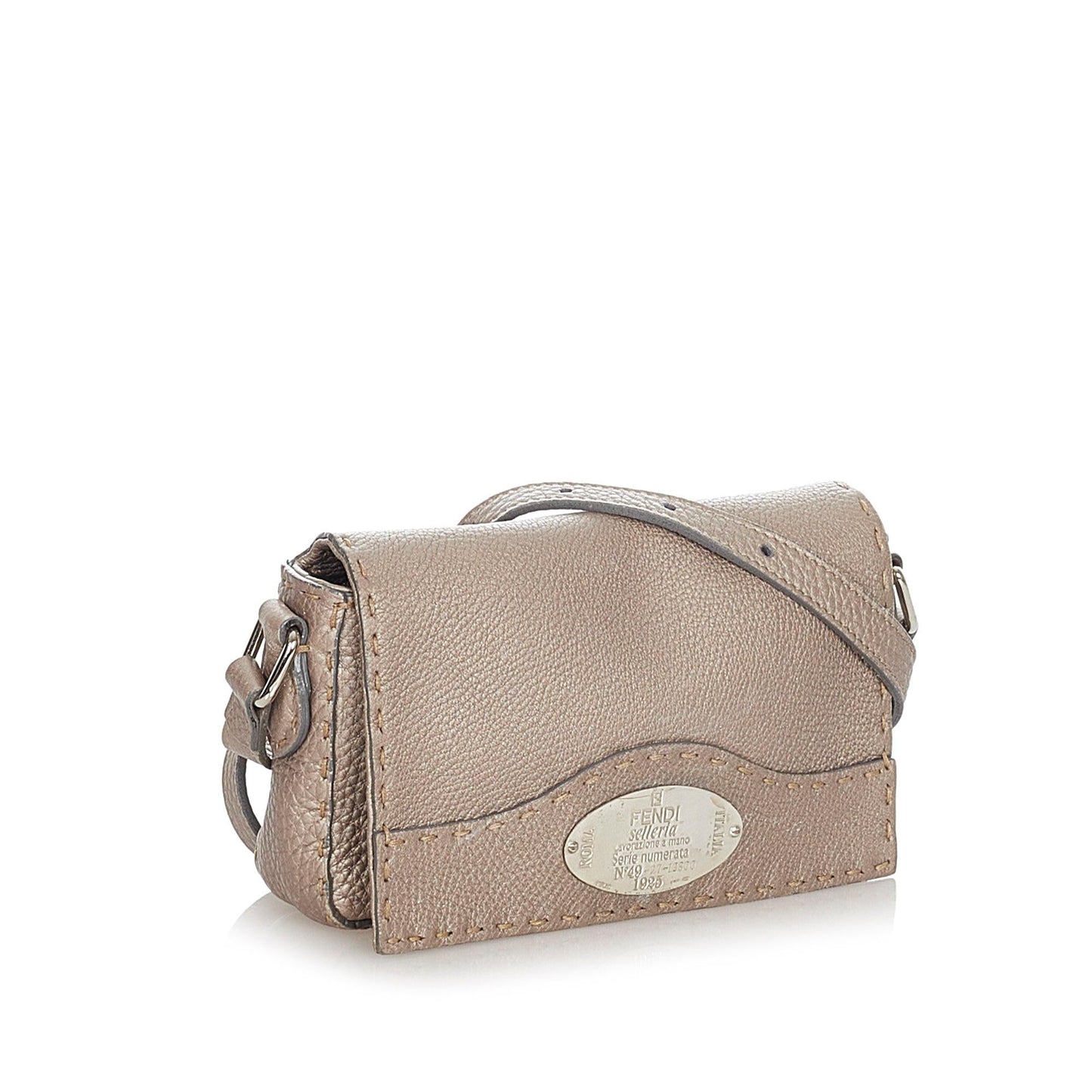 Fendi Selleria Leather Crossbody Bag
