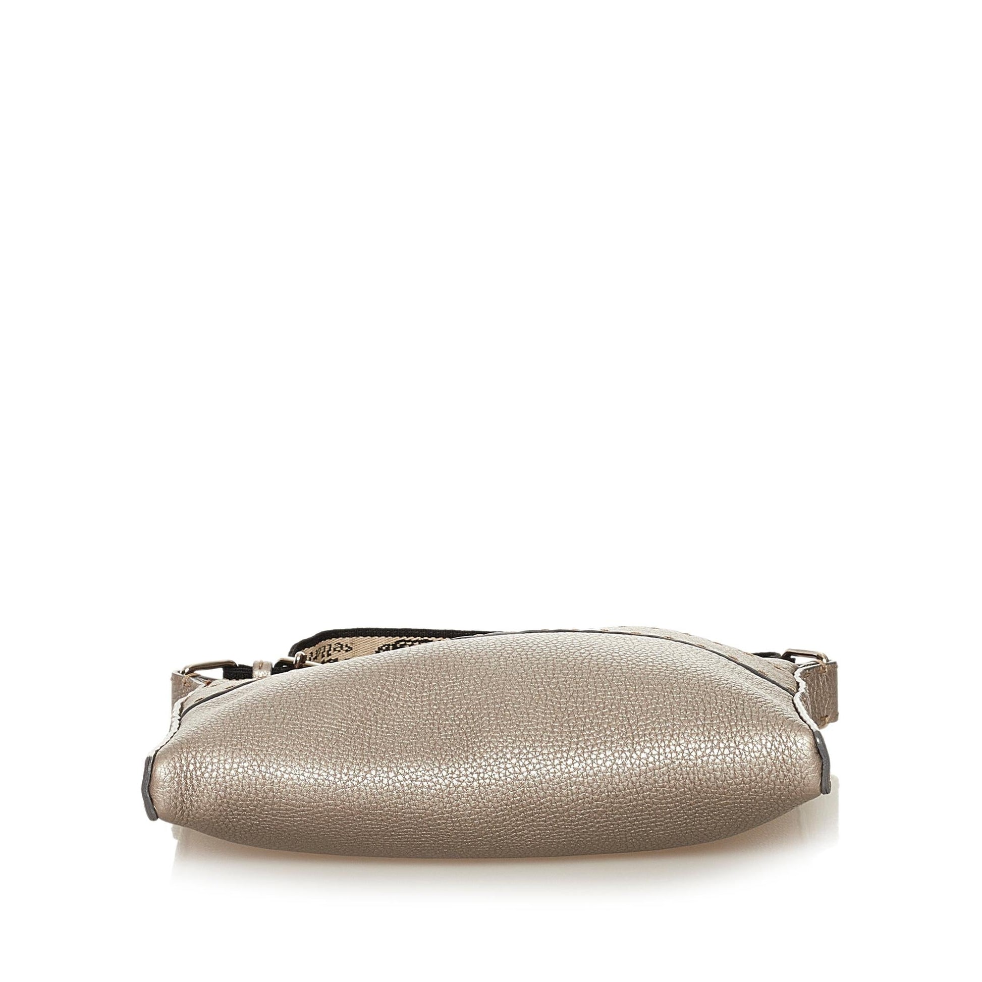 Fendi Selleria Leather Crossbody Bag