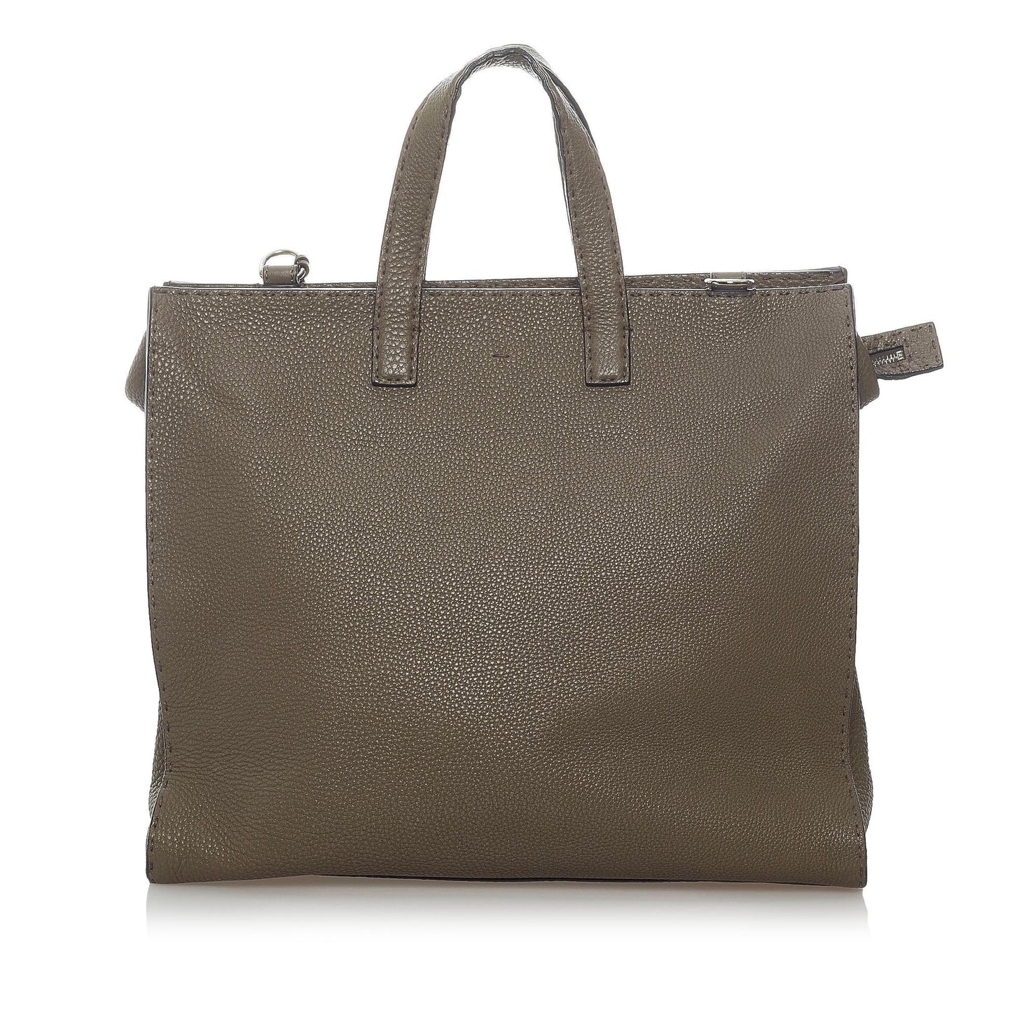 Fendi Selleria Leather Satchel