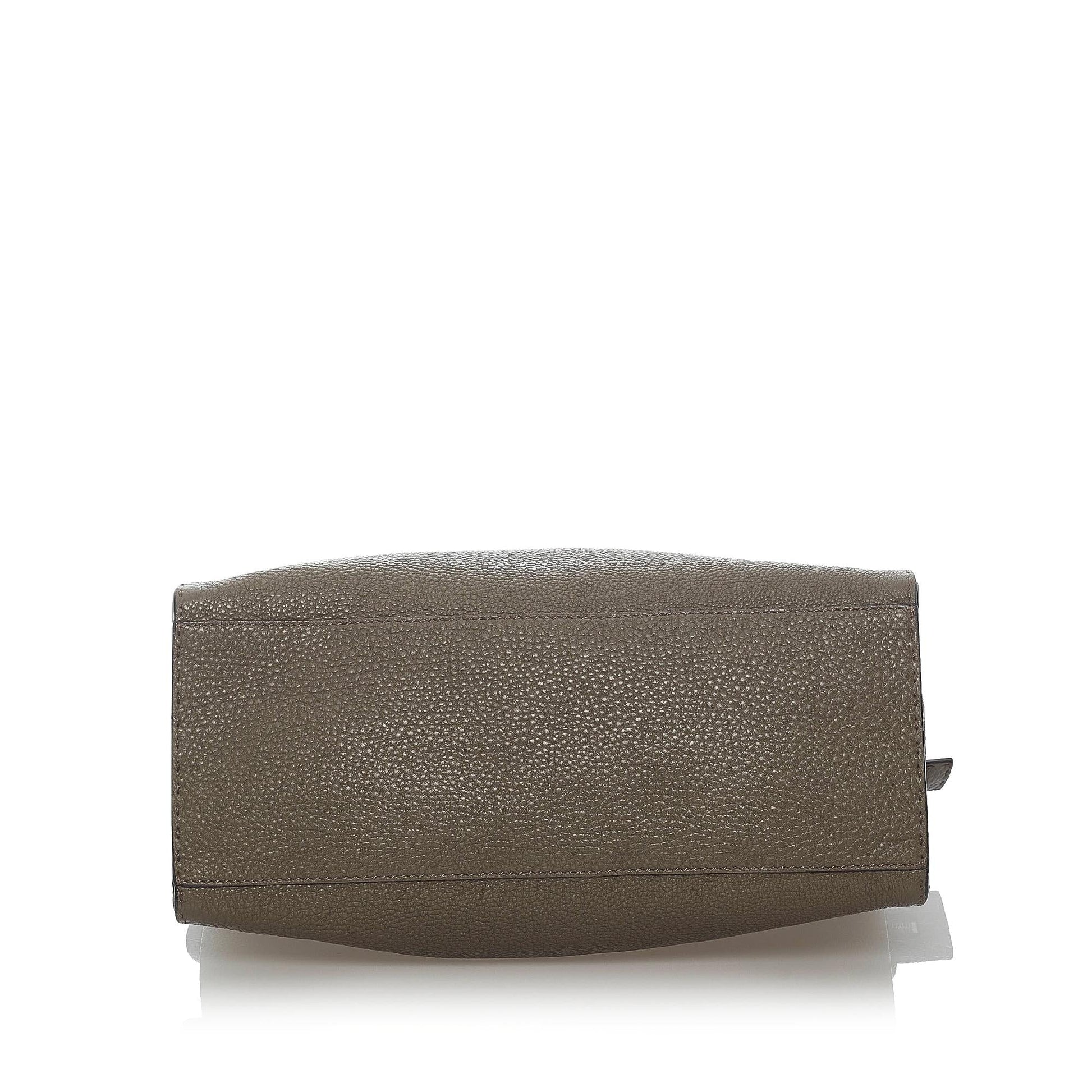Fendi Selleria Leather Satchel