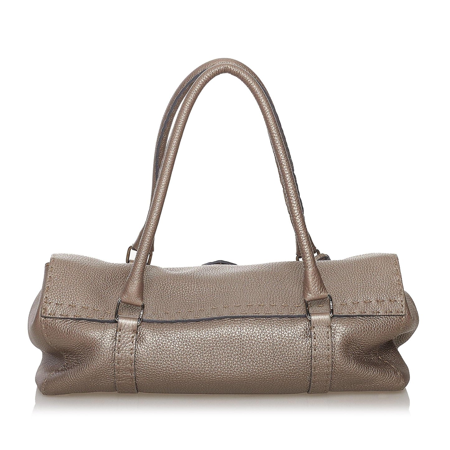 Fendi Selleria Linda Leather Handbag