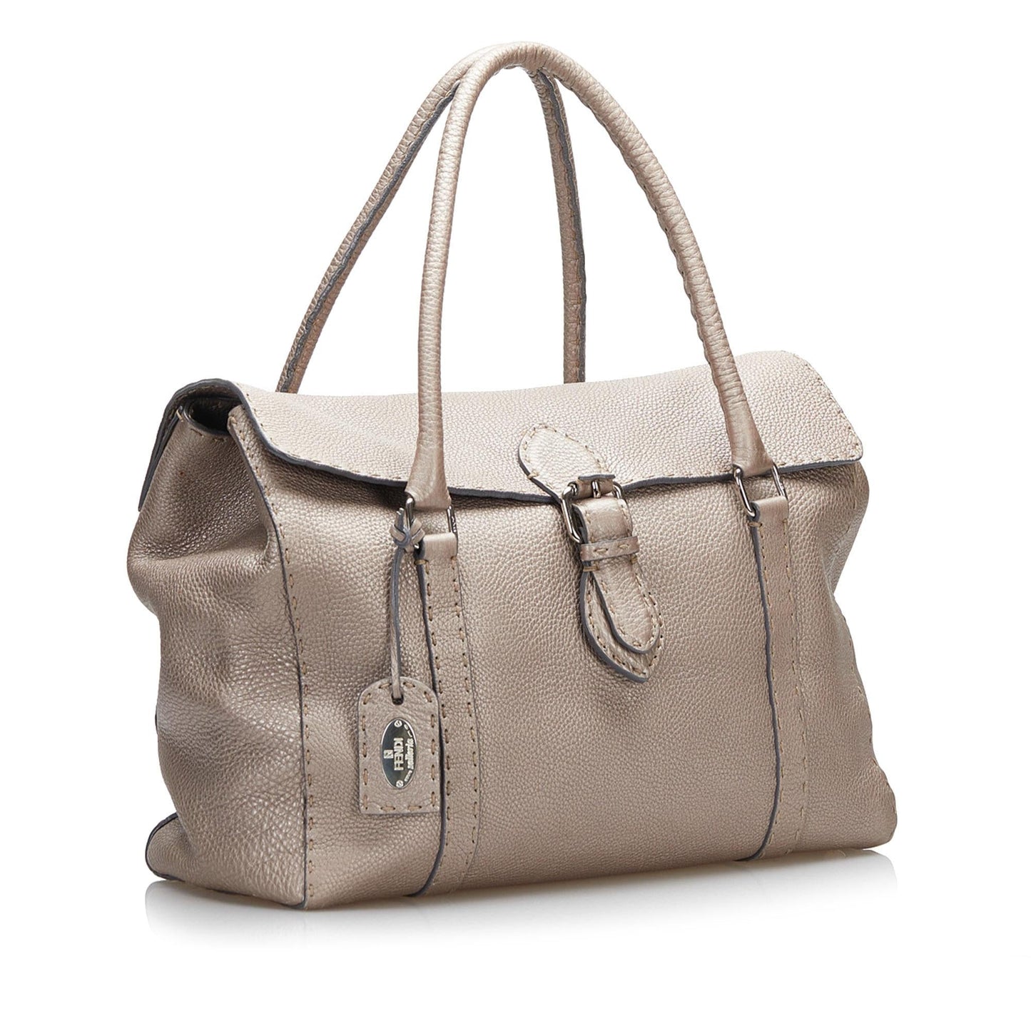 Fendi Selleria Linda Leather Handbag