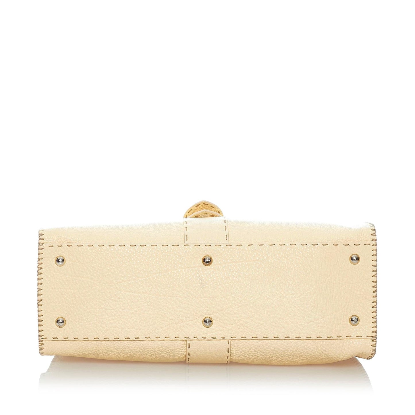 Fendi Selleria Sporty Leather Shoulder Bag