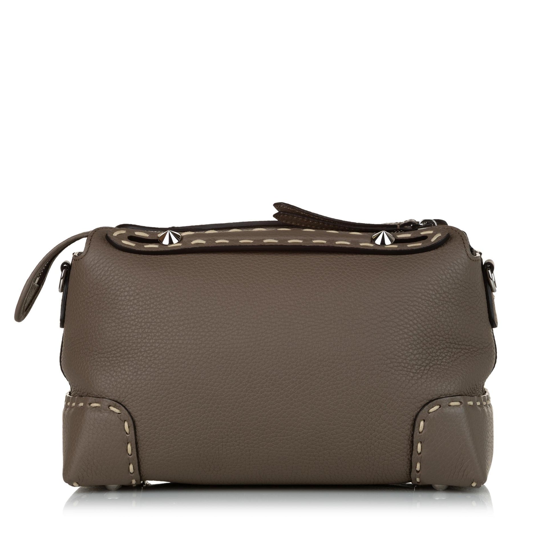 Fendi Small By The Way Leather Satchel