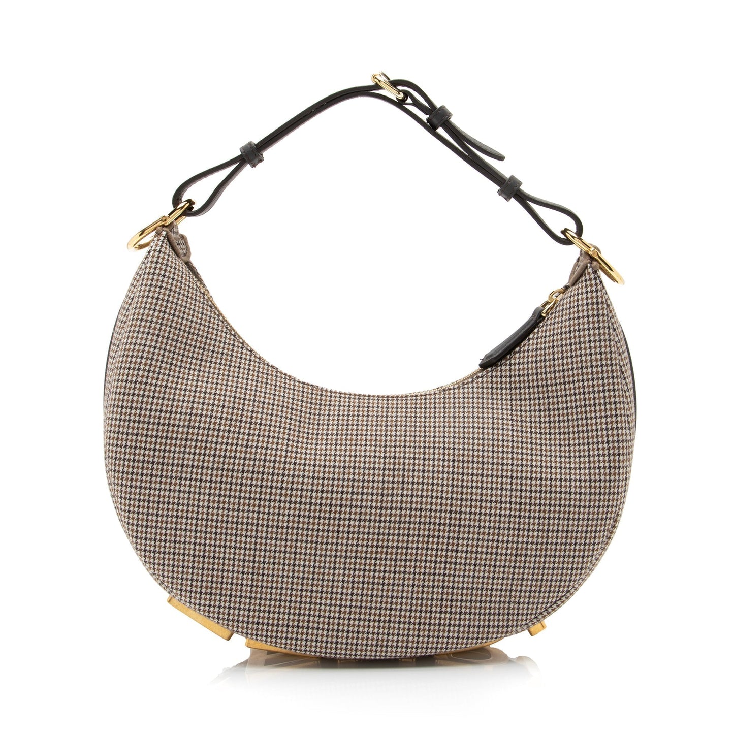 Fendi Fabric Small Fendigraphy Charm Hobo