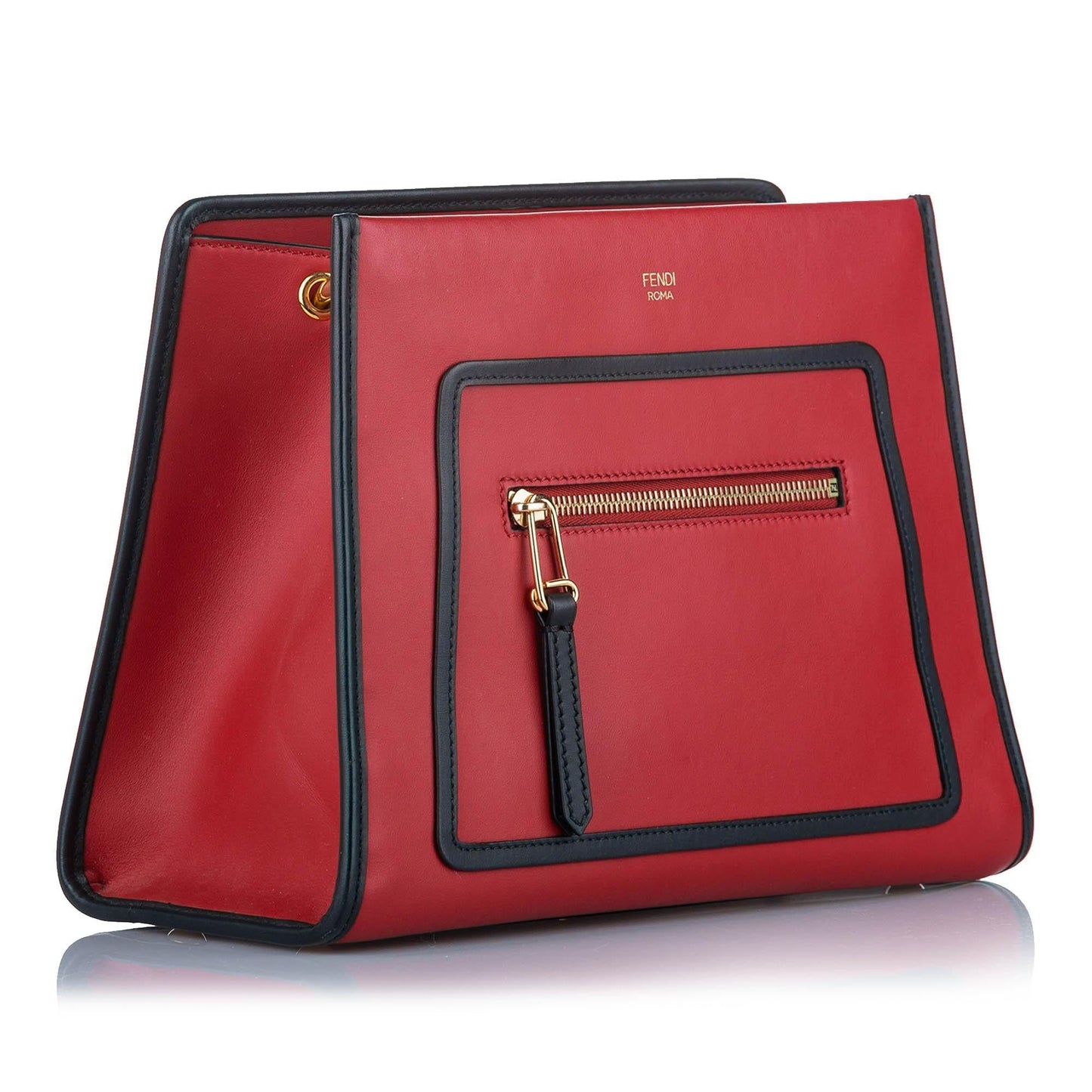 Fendi Small Runaway Leather Satchel
