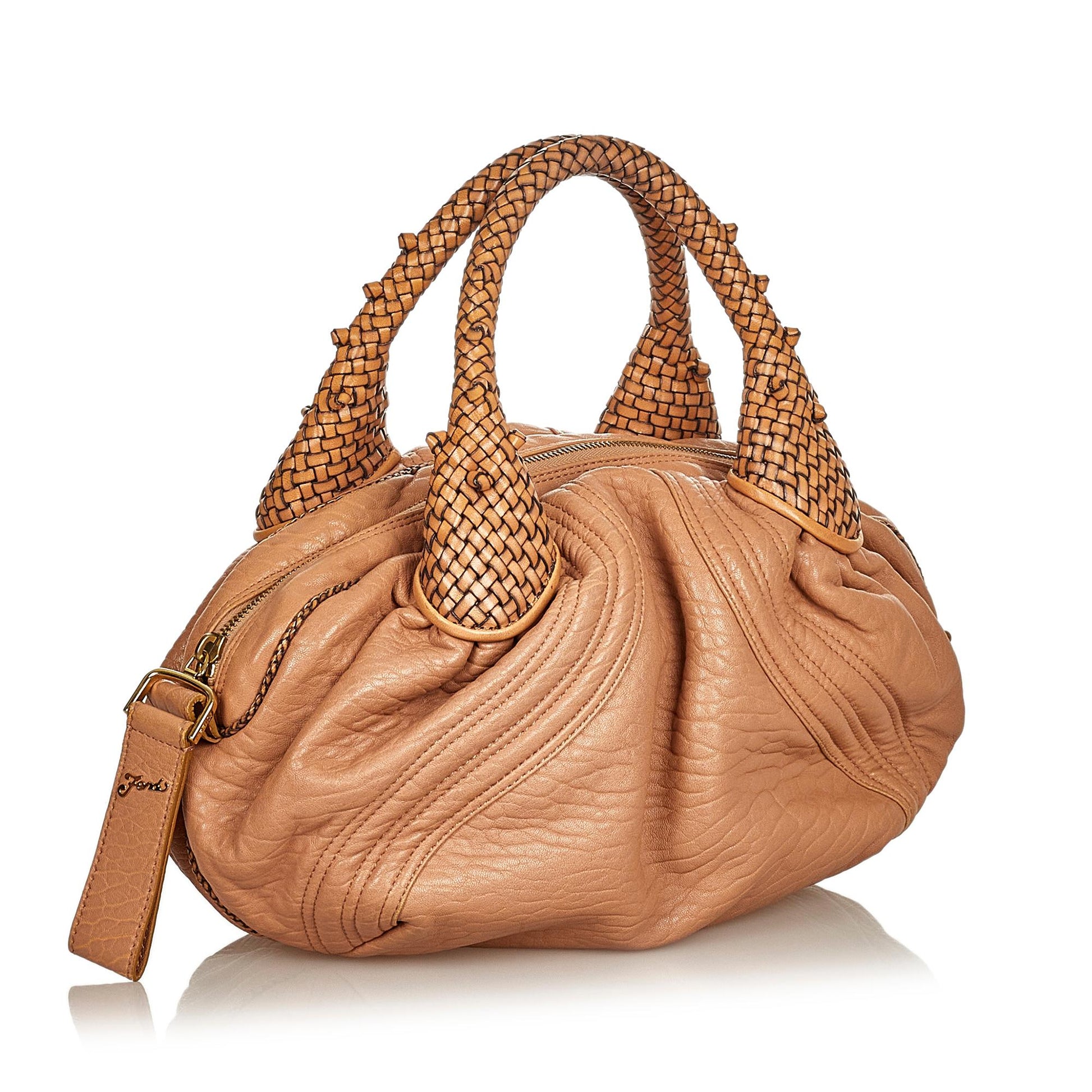 Fendi Spy Leather Handbag