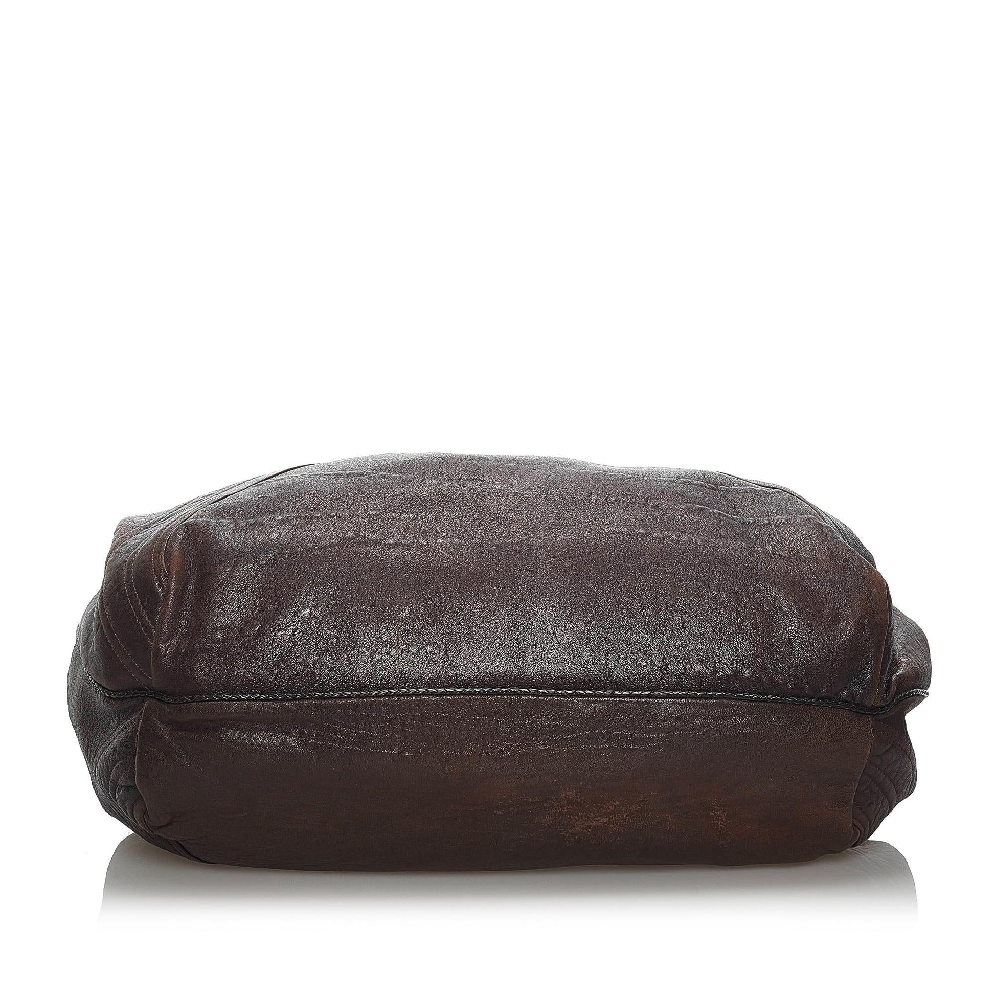 Fendi Spy Leather Handbag
