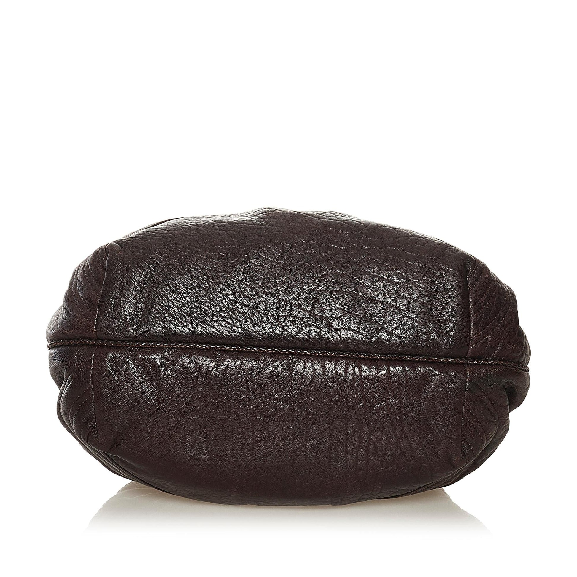 Fendi Spy Leather Handbag
