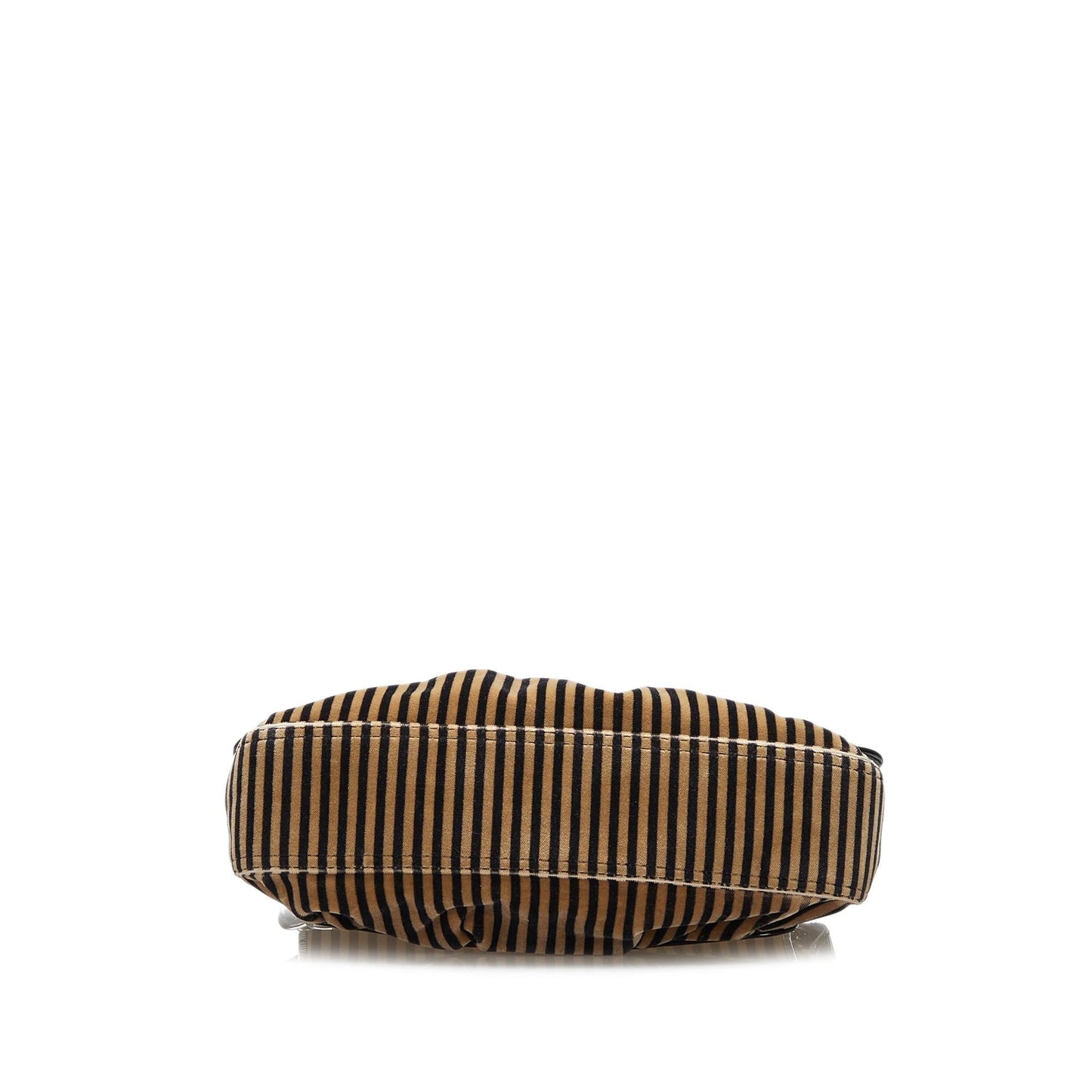 Fendi Striped Velvet B Bis Bag