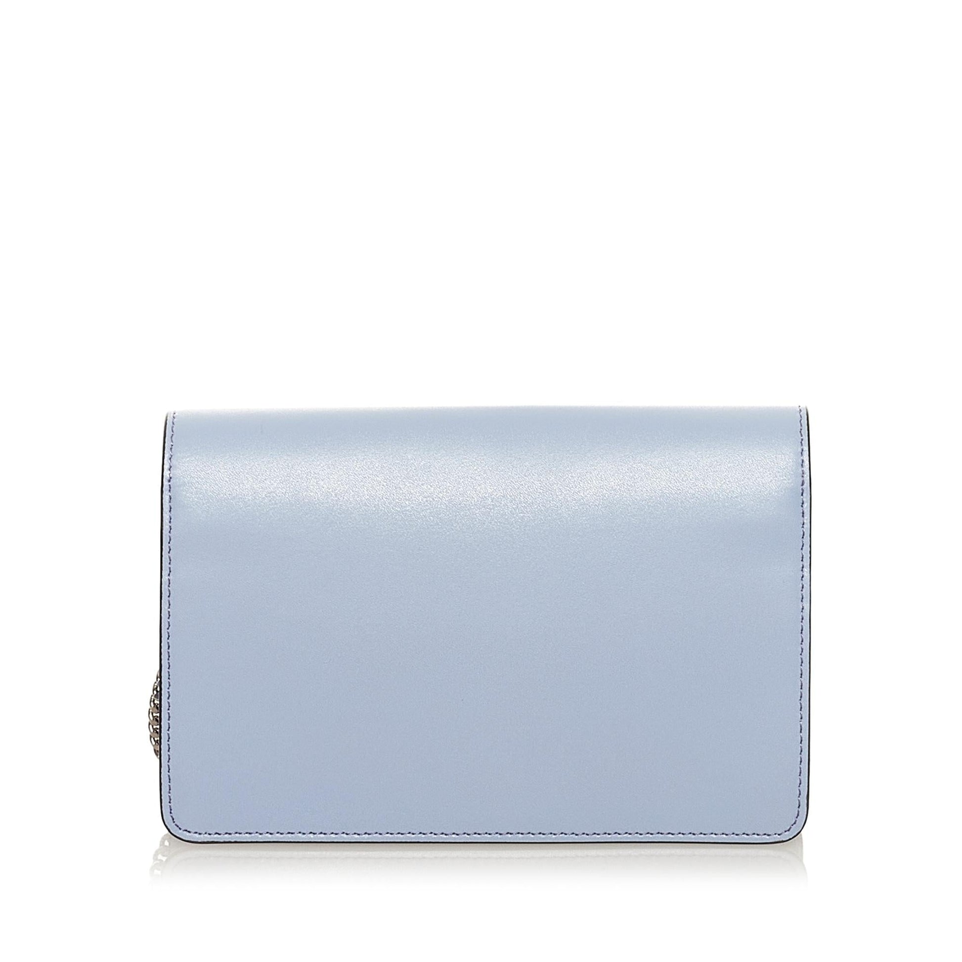 Fendi Studded Leather Wallet on Chain