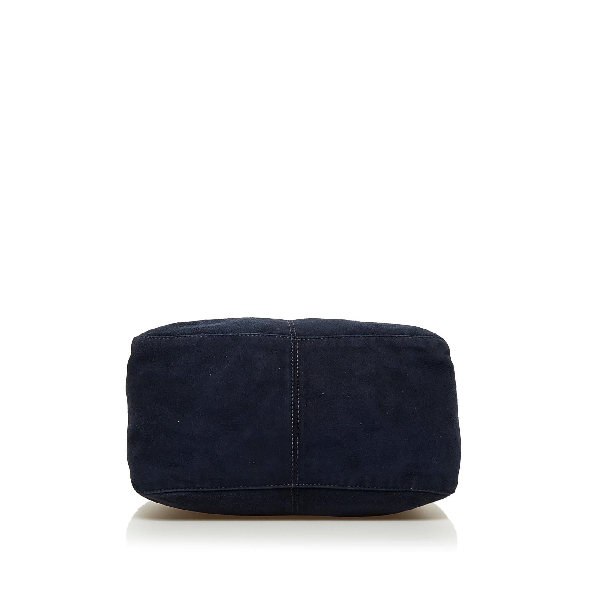Fendi Suede Double Flap