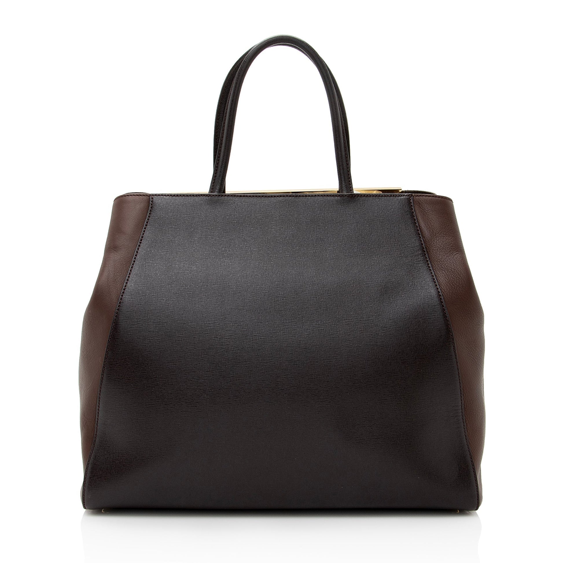 Fendi Vitello Calfskin 2Jours Elite Large Tote
