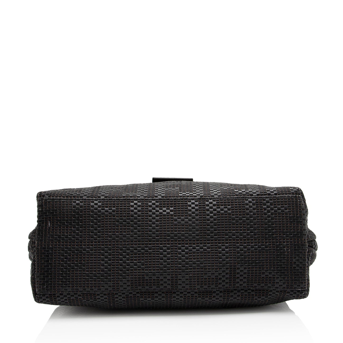Fendi Woven Zucca Leather Forever Large Shoulder Bag
