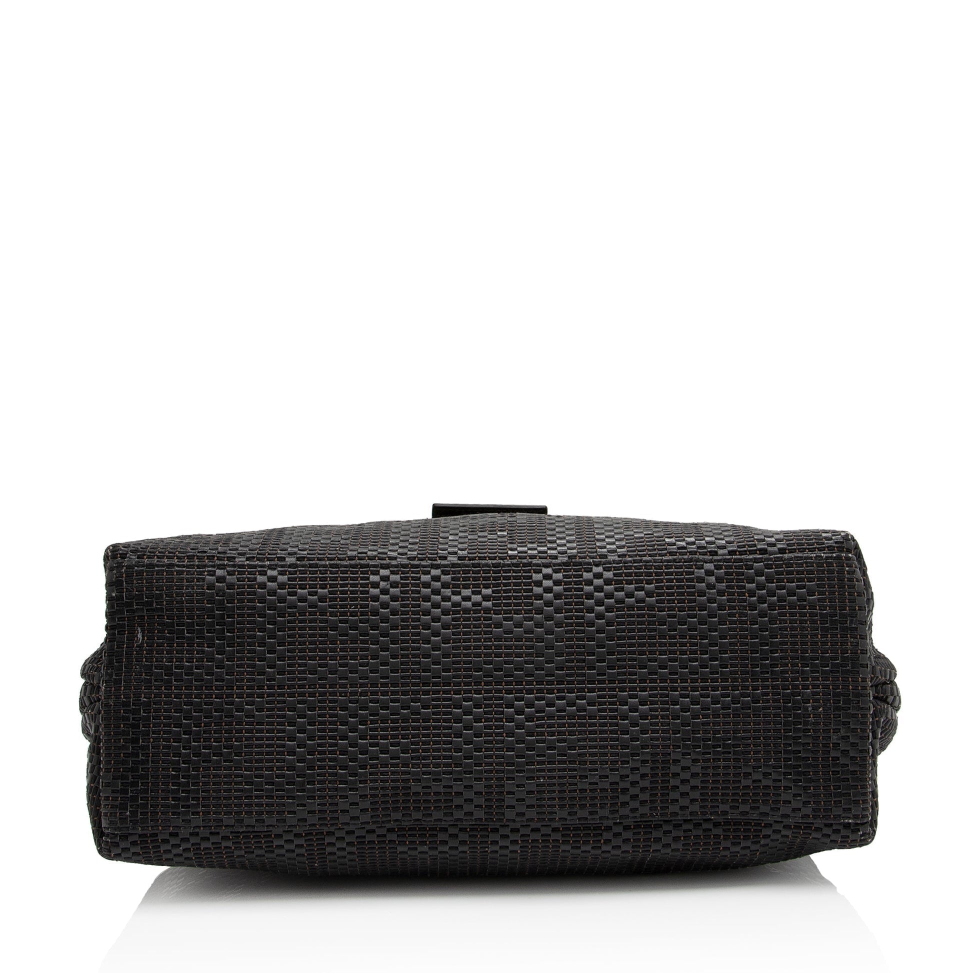 Fendi Woven Zucca Leather Forever Large Shoulder Bag