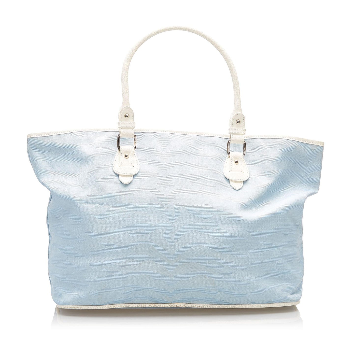 Fendi Zebra Print Canvas Tote Bag