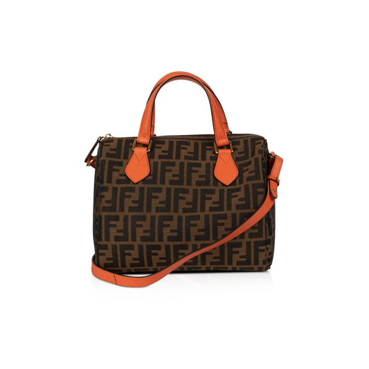 Fendi Zucca Boston Bag