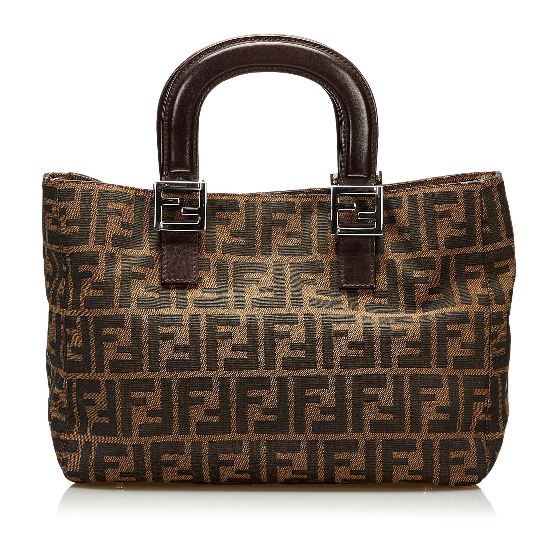 Fendi Zucca Canvas Handbag