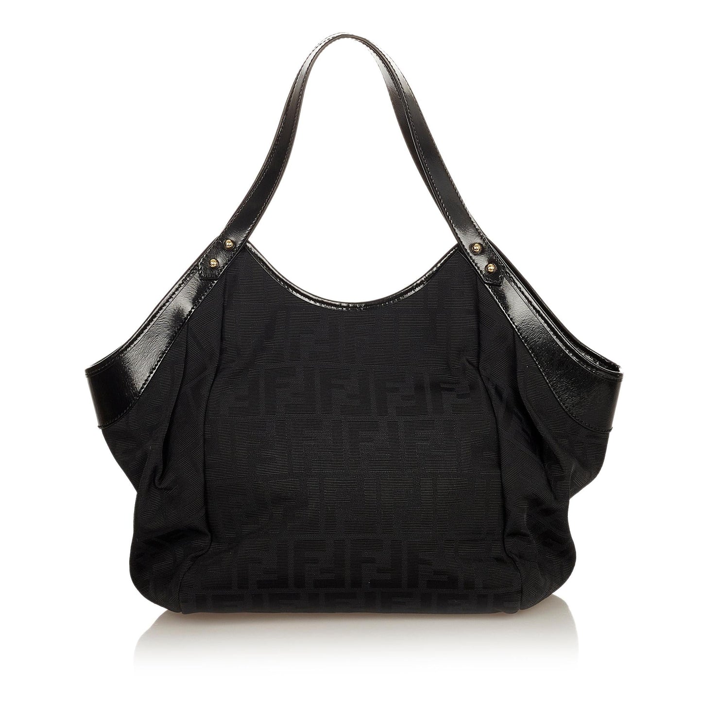 Fendi Zucca Canvas Shoulder Bag