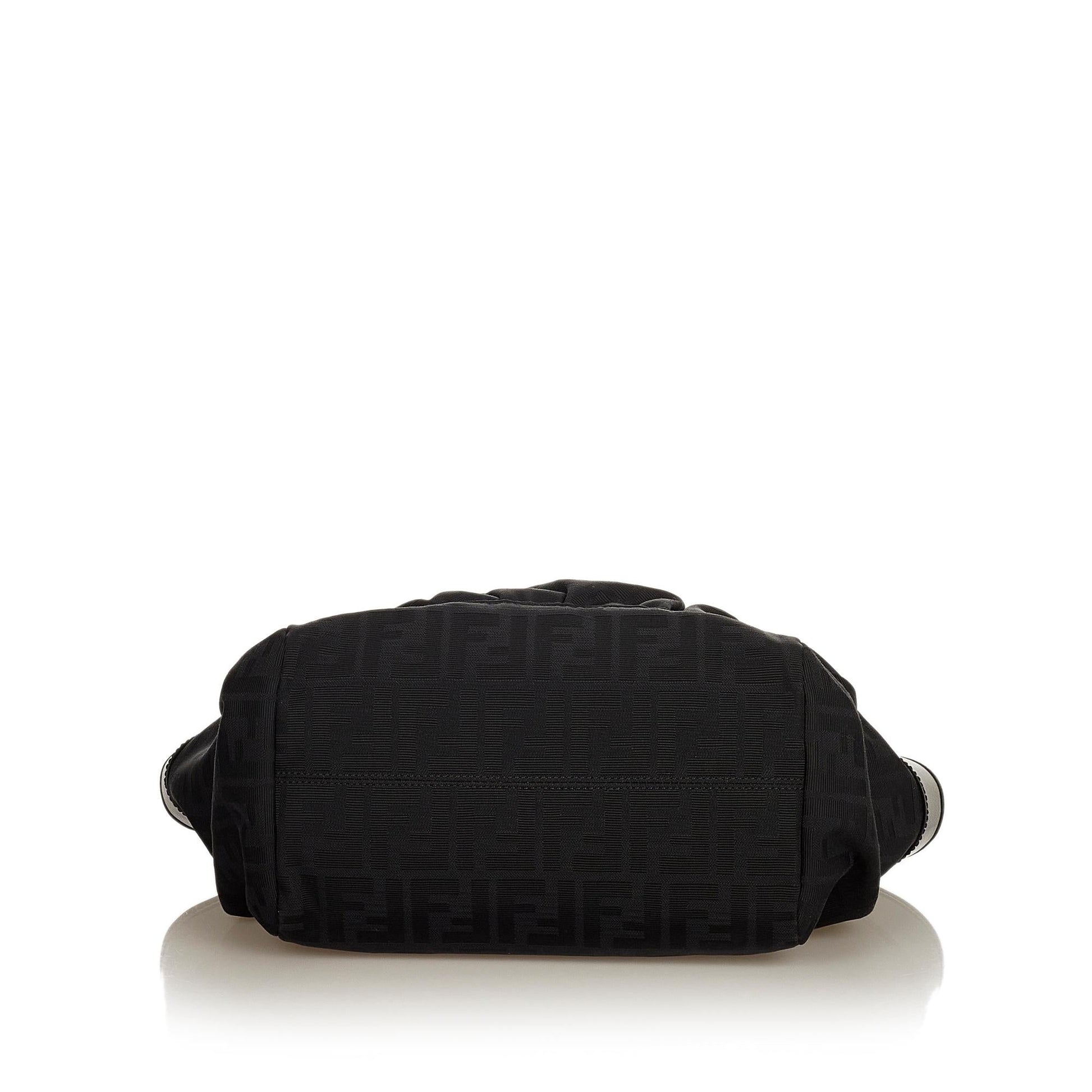 Fendi Zucca Canvas Shoulder Bag
