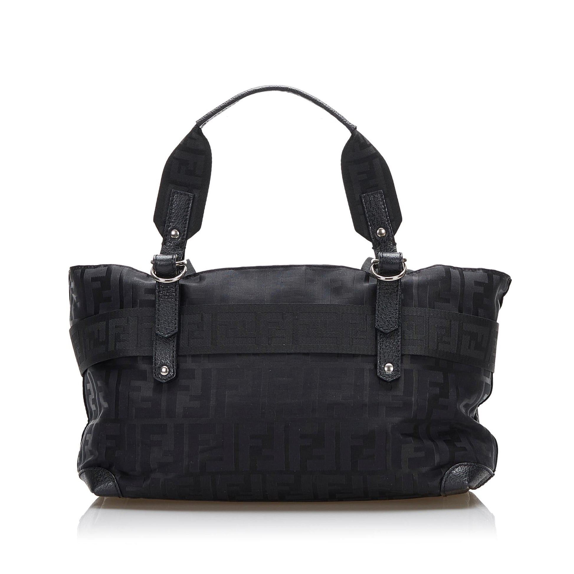 Fendi Zucca Nylon Zip