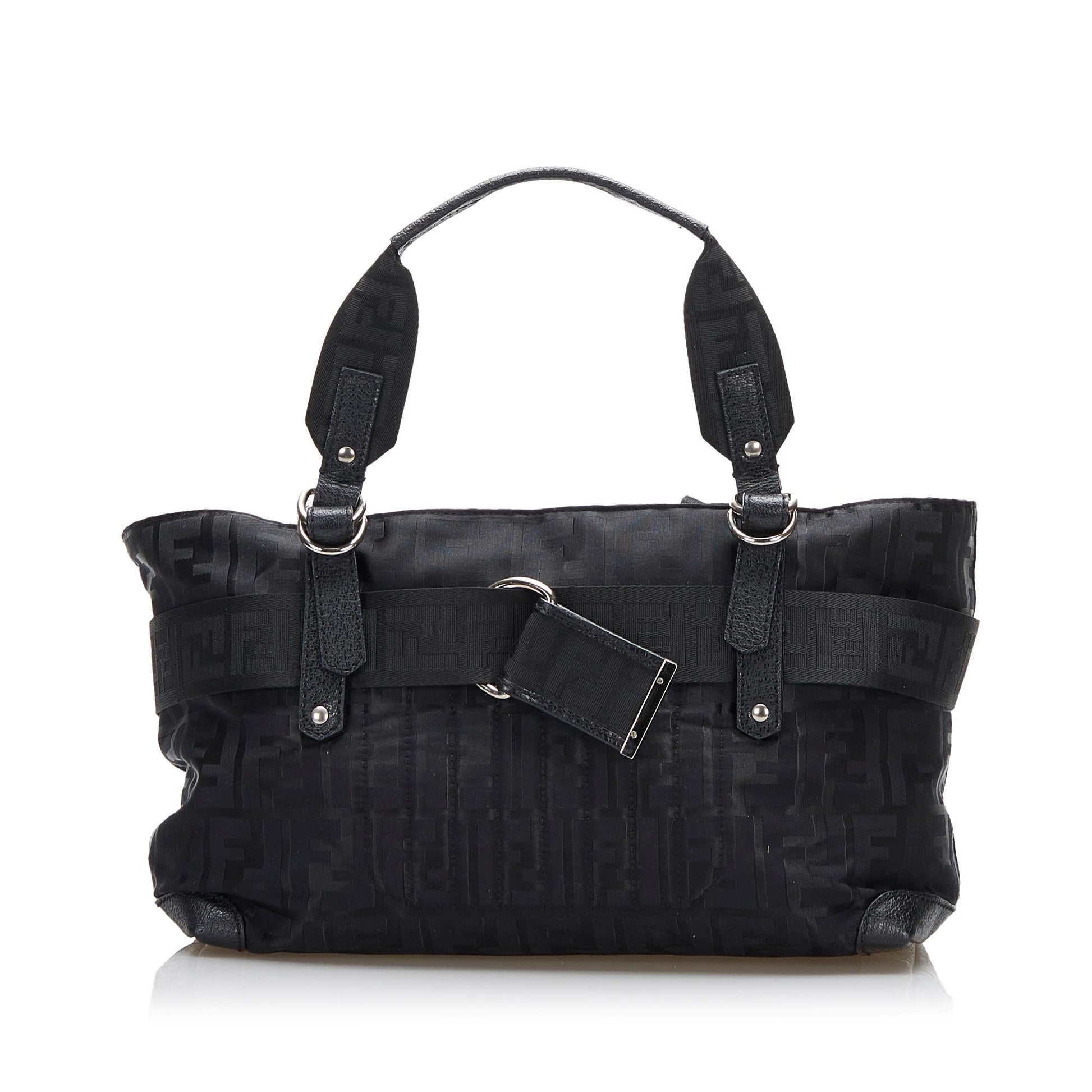 Fendi Zucca Nylon Zip