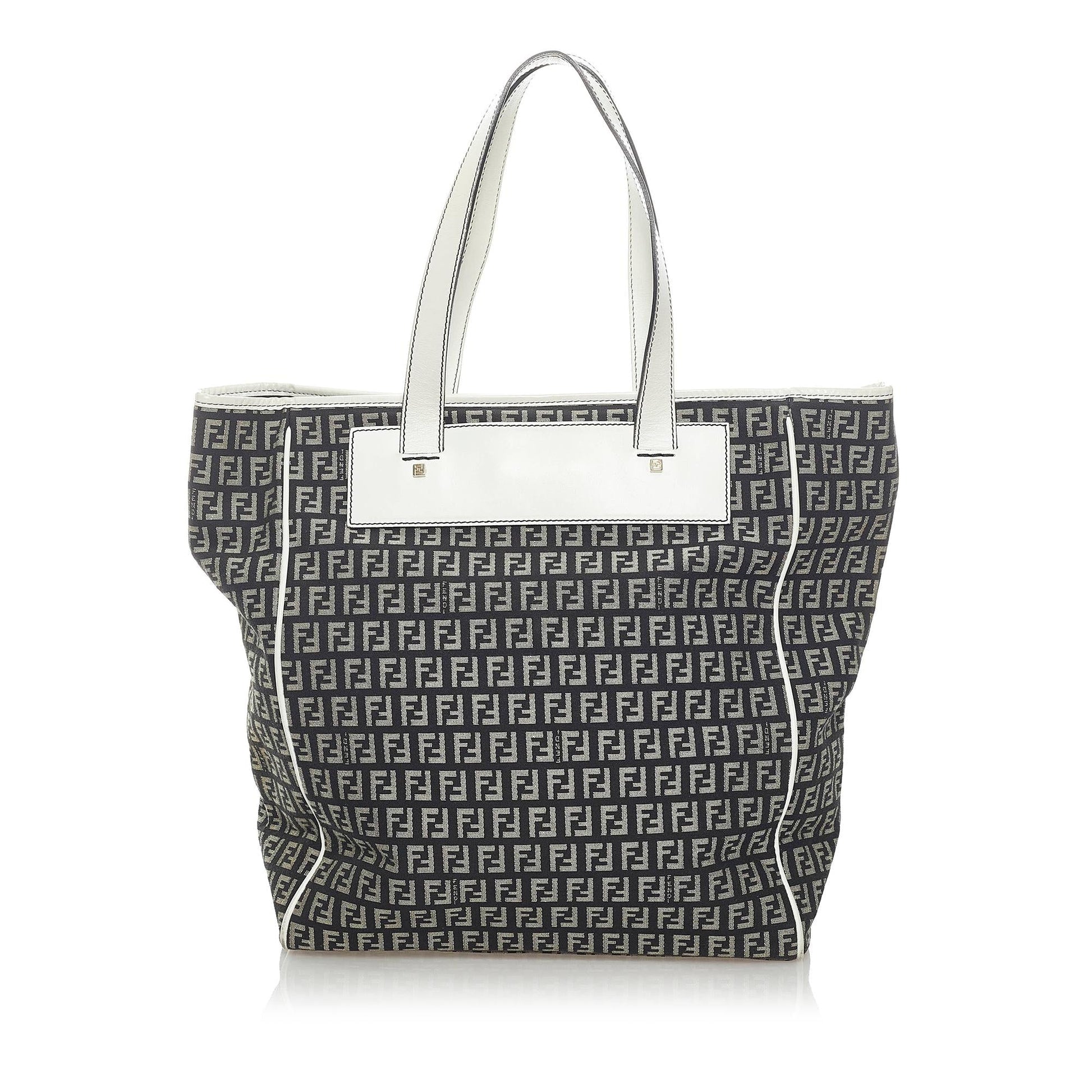 Fendi Zucchino Canvas Tote Bag