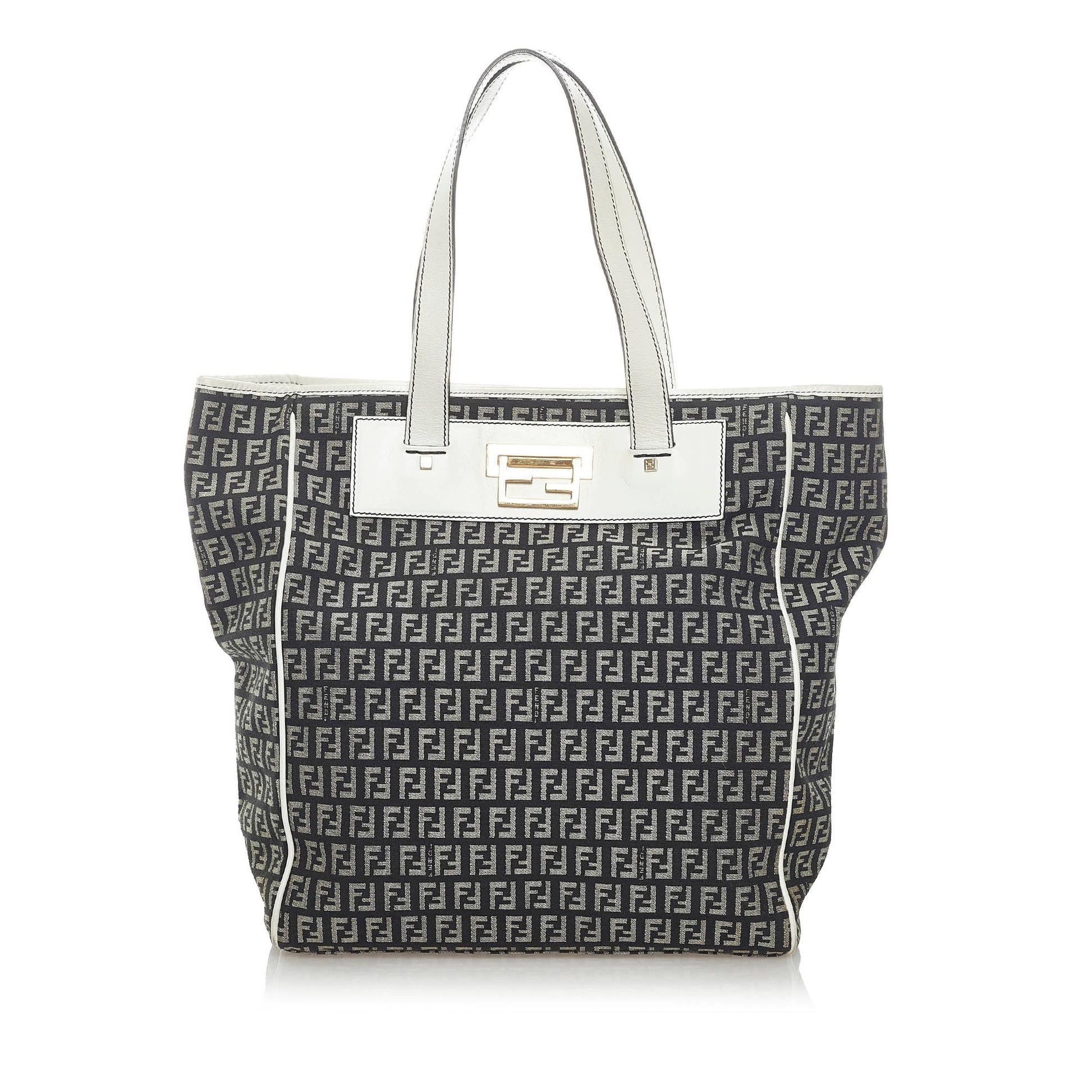 Fendi Zucchino Canvas Tote Bag