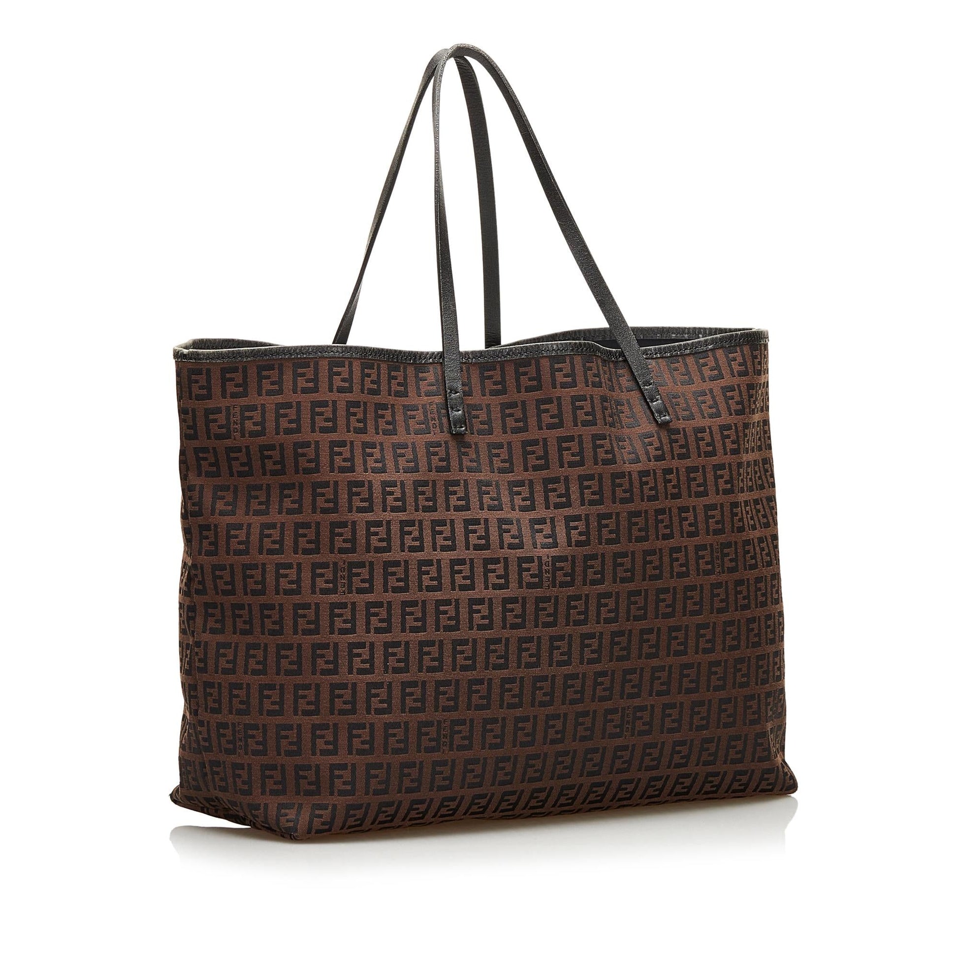 Fendi Zucchino Canvas Tote Bag