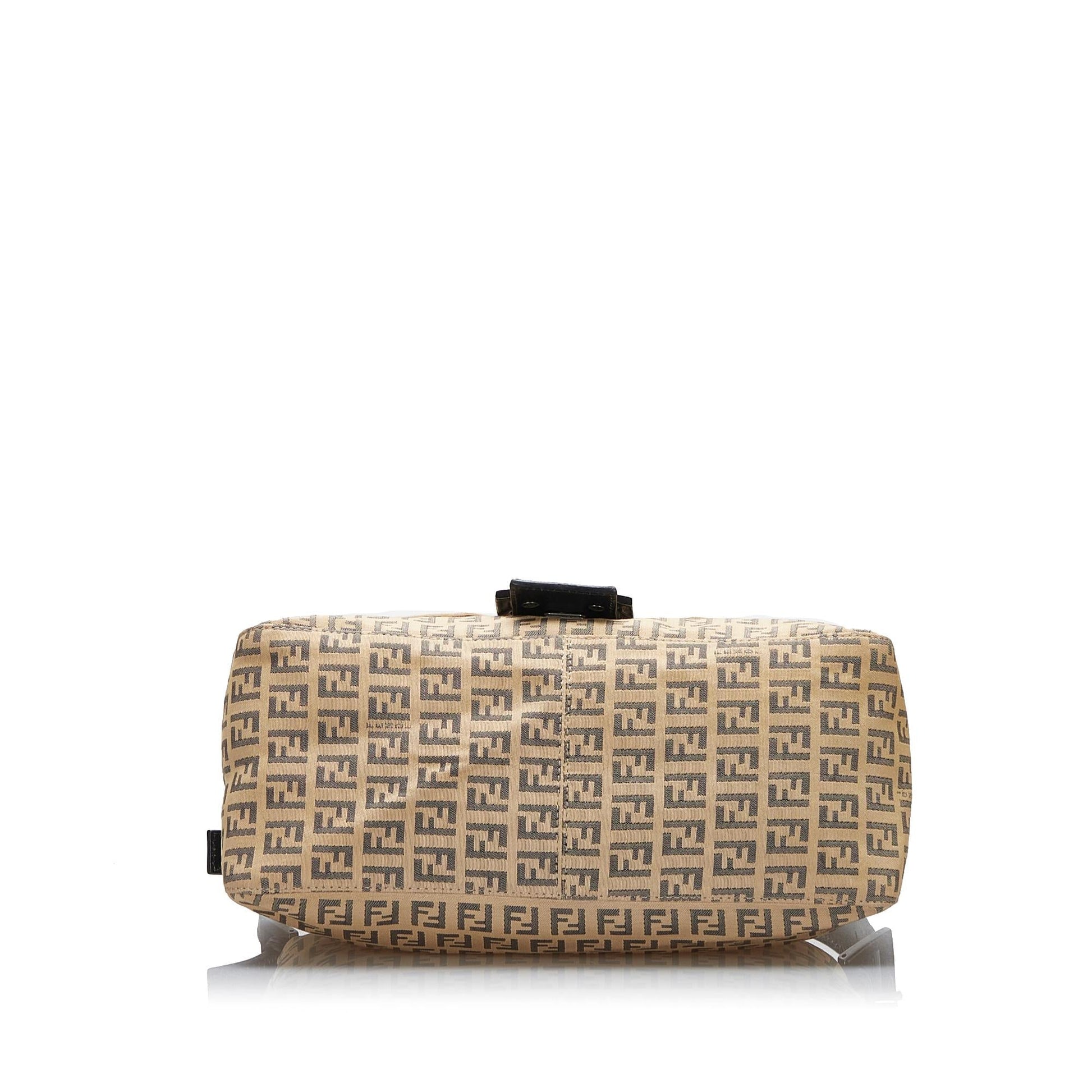 Fendi Zucchino Mamma Forever Canvas Shoulder Bag