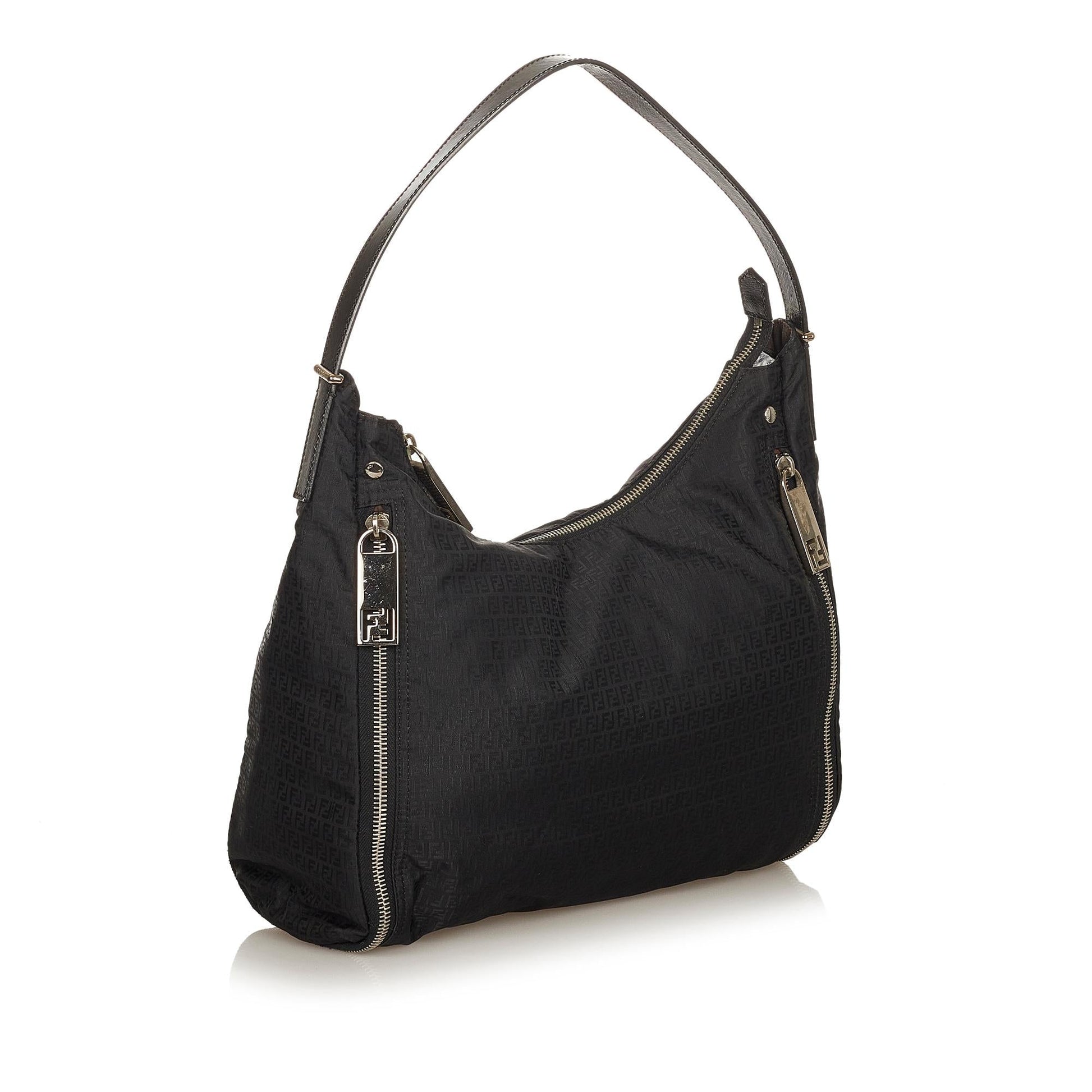 Fendi Zucchino Nylon Shoulder Bag