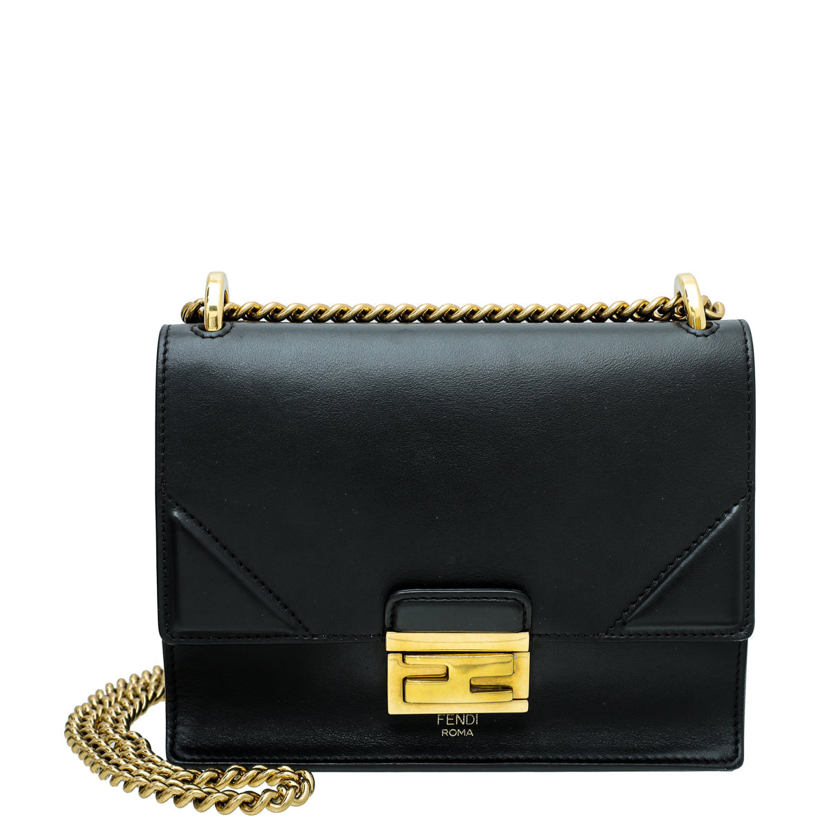 Fendi Black Kan U Small Bag