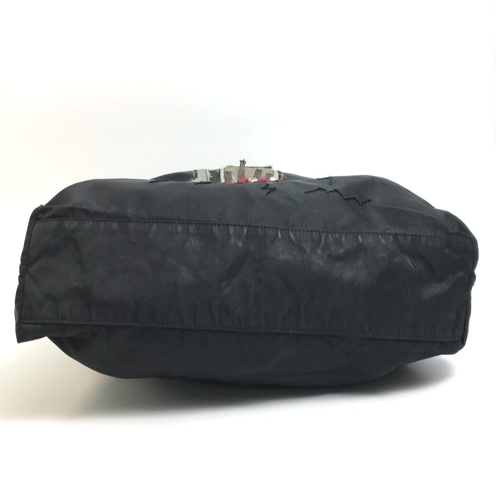PRADA Tote Bag Nylon black rocket