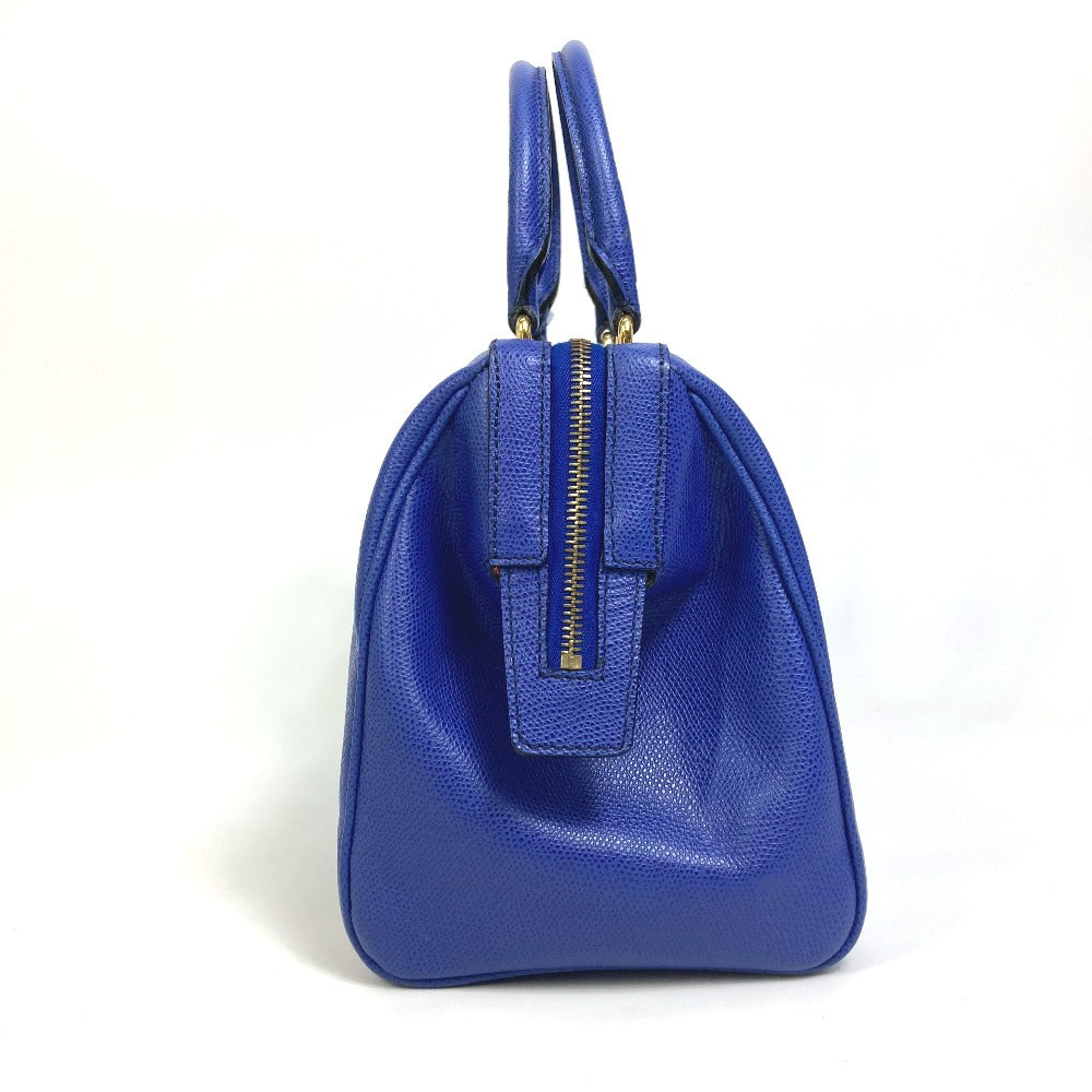 CELINE Handbag leather blue Women