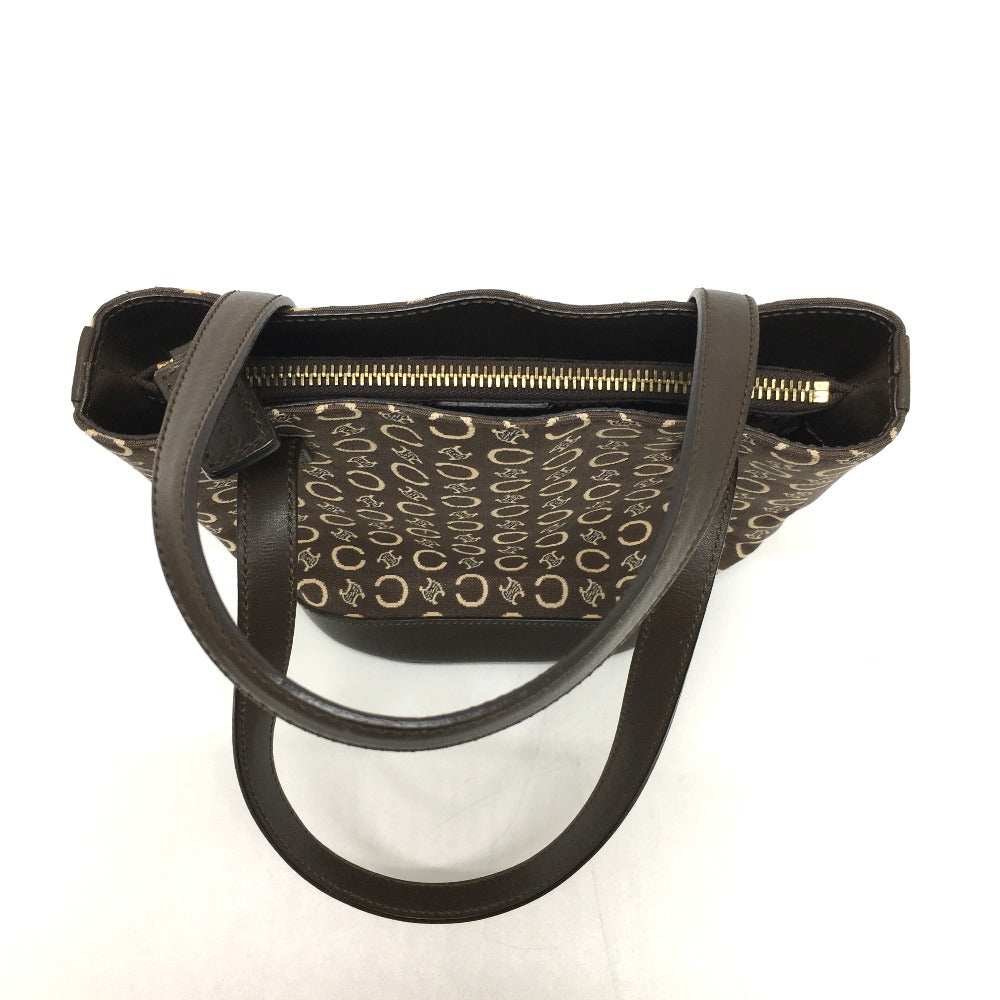 CELINE Handbag Canvas / leather Brown Macadam Women