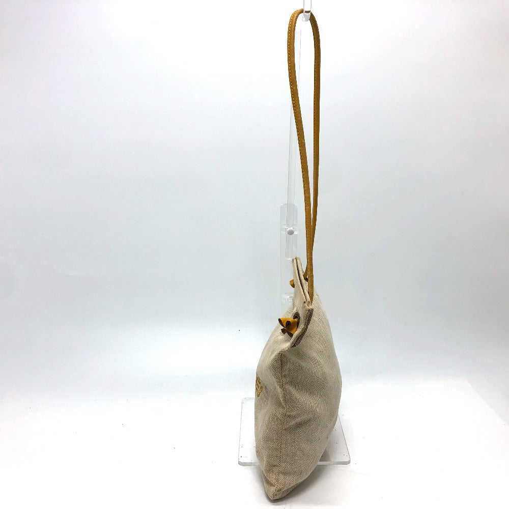 HERMES Shoulder Bag Towal chevron beige logo Aline PM