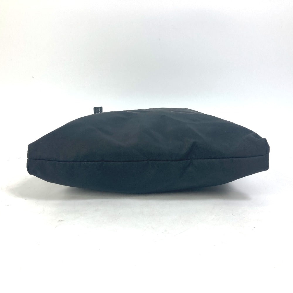 PRADA Shoulder Bag Nylon black With logo Triangle logo plate mens